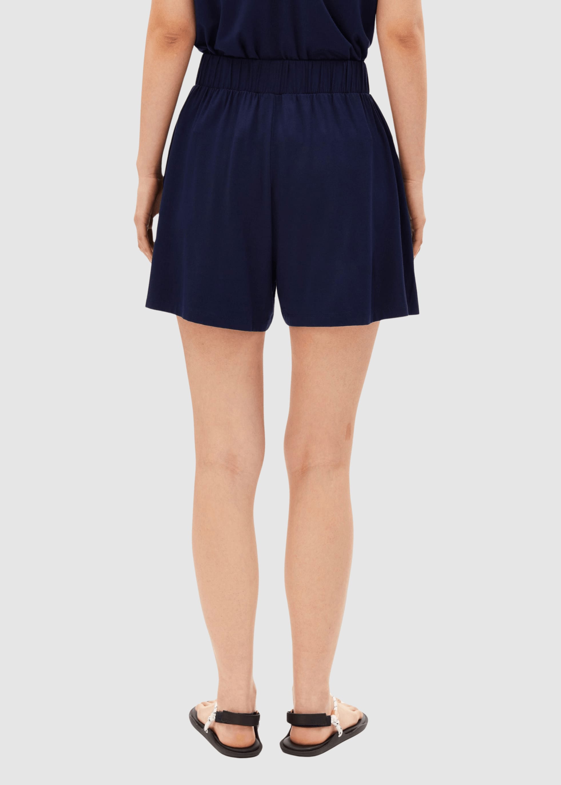 Relaxed Jersey Shorts Tinted Navy Relaxed Jersey Shorts Tinted Navy