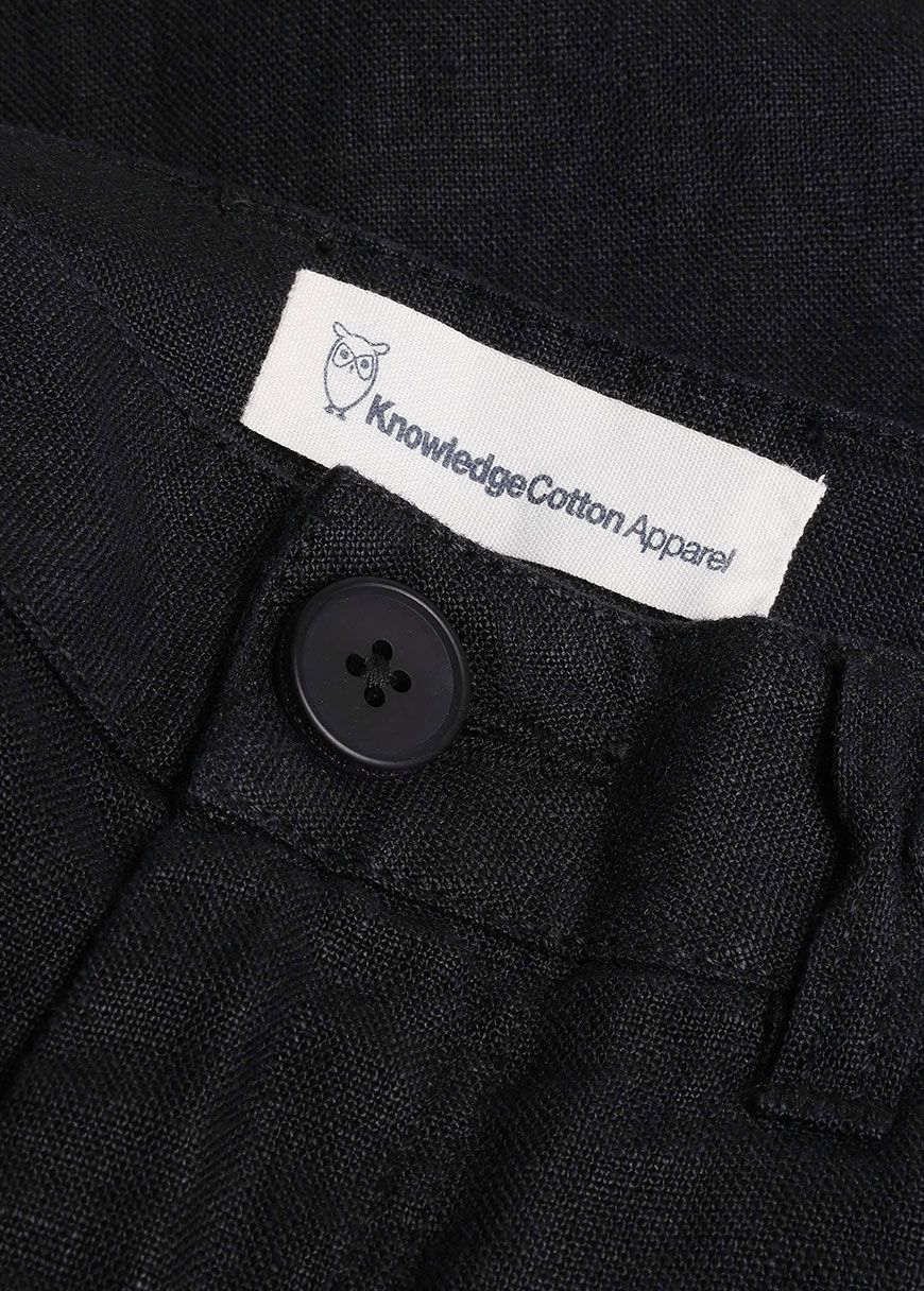 knowledge_cotton_apparel_calla_tapered_mid_rise_linen_pants_SS_25_KCA_2070067_1300_Black_Jet_6_750750d13b Calla Tapered Mid-Rise Linen Pants