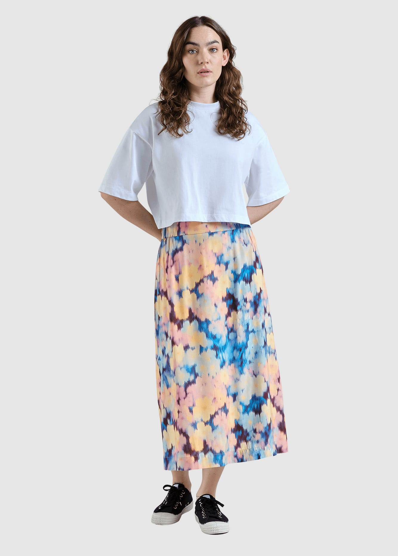 Skirt Viken Ikat Field Multi Color Skirt Viken Ikat Field Multi Color