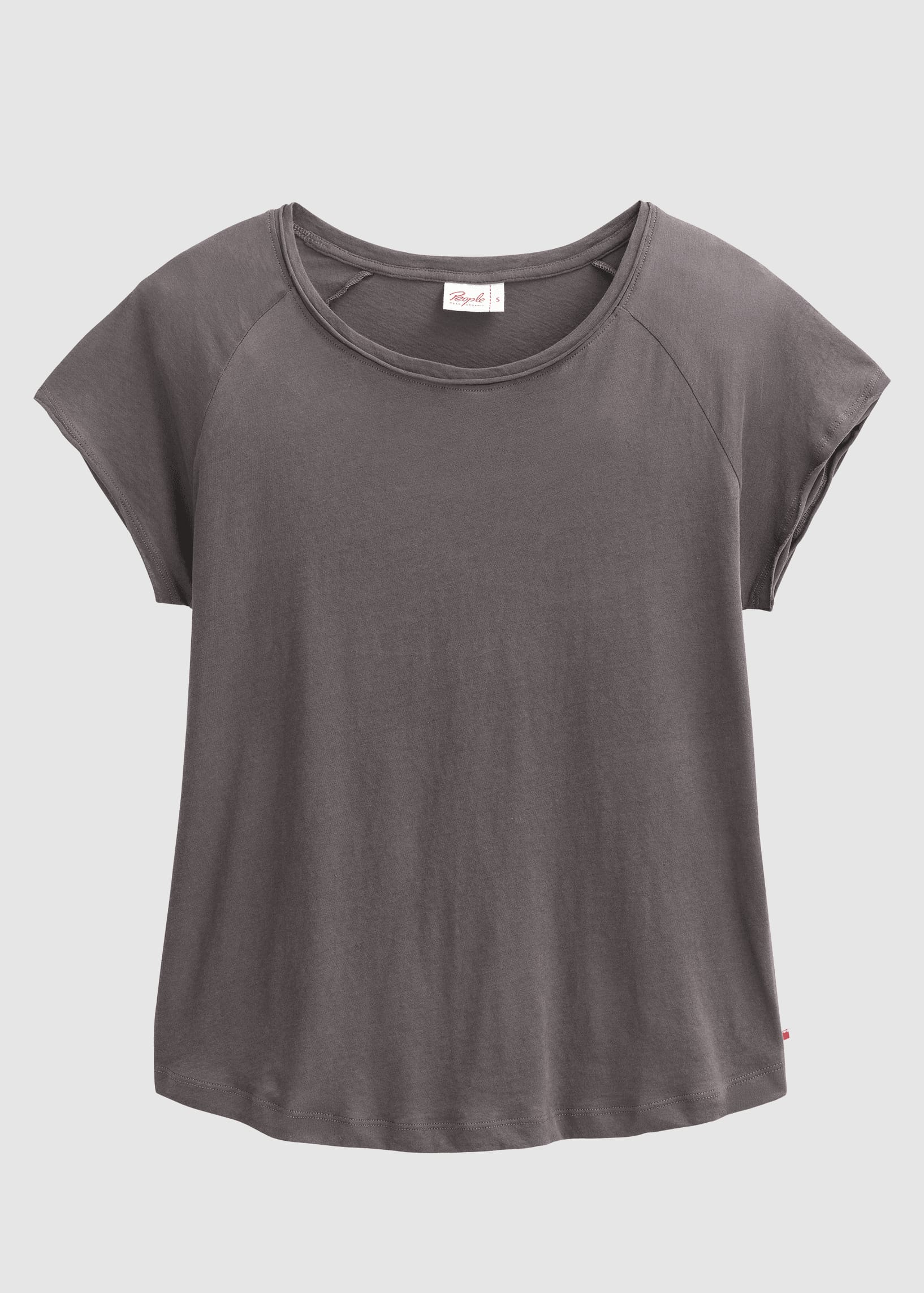 Kurzarm-Shirt Raglan Dunkelgrau Kurzarm-Shirt Raglan Dunkelgrau