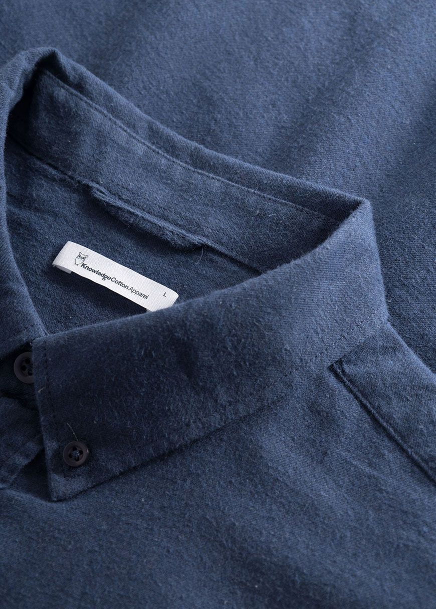 Regular Fit Melangé Flannel Shirt Regular Fit Melangé Flannel Shirt