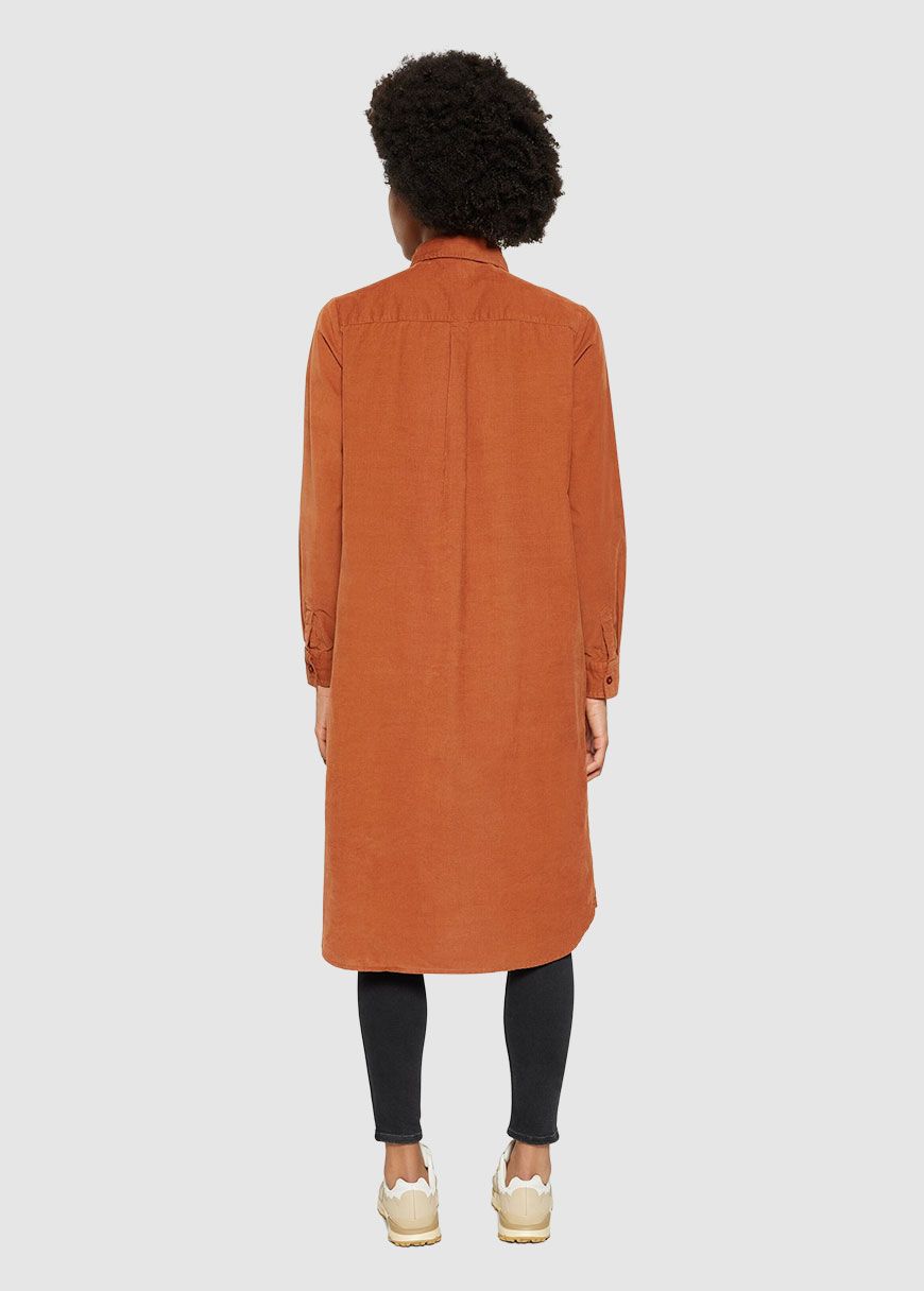 Corduroy Mid Length Shirt Dress Corduroy Mid Length Shirt Dress