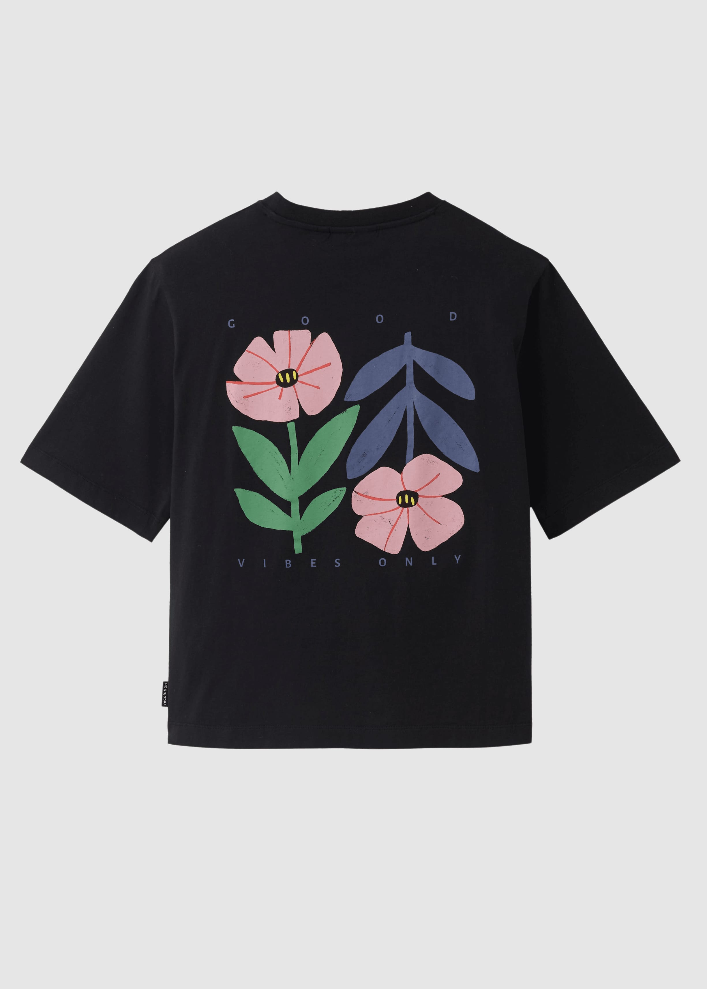 T-Shirt Azolla Good Vibes Black