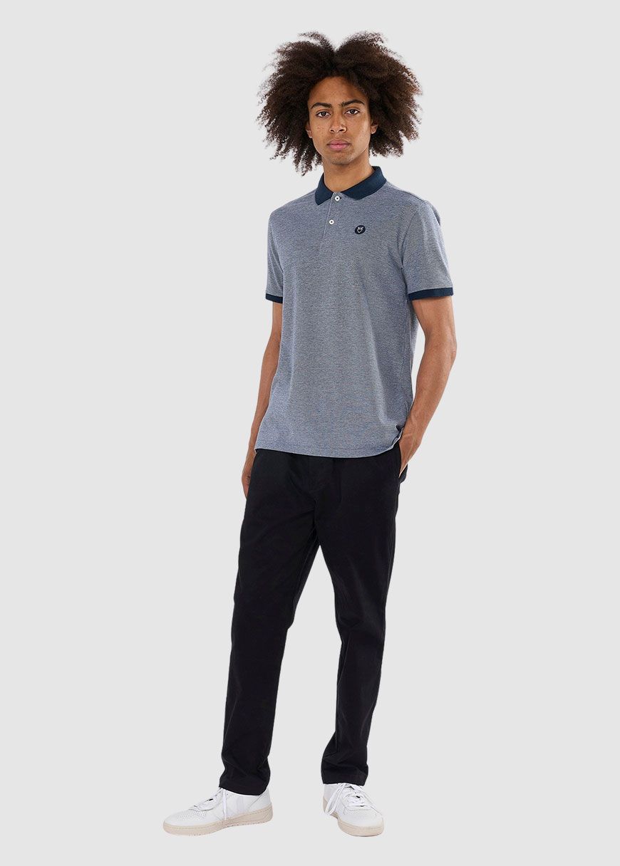 Yarn Dyed Badge Polo