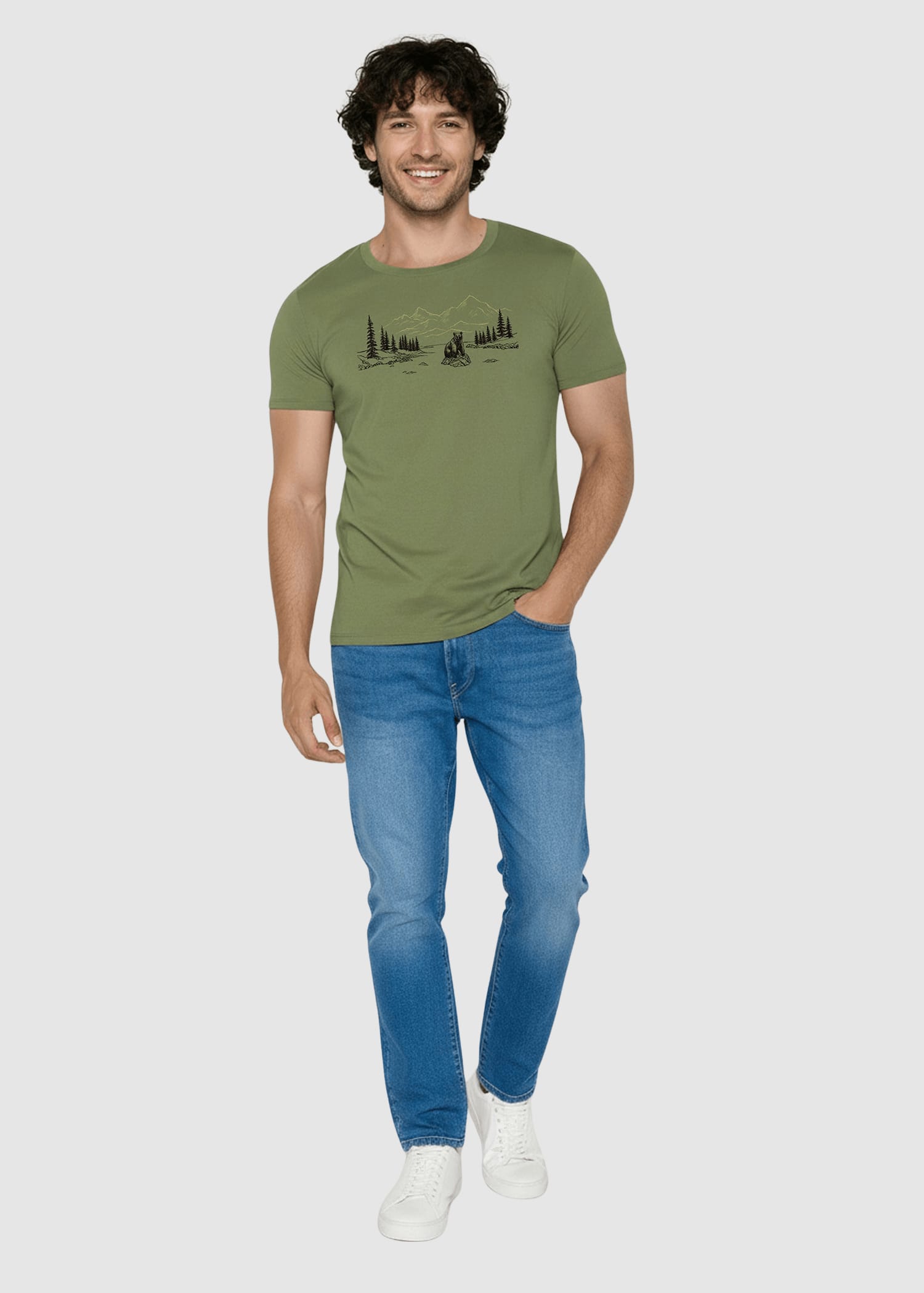 Bear River Guide T-Shirt Dark Seed