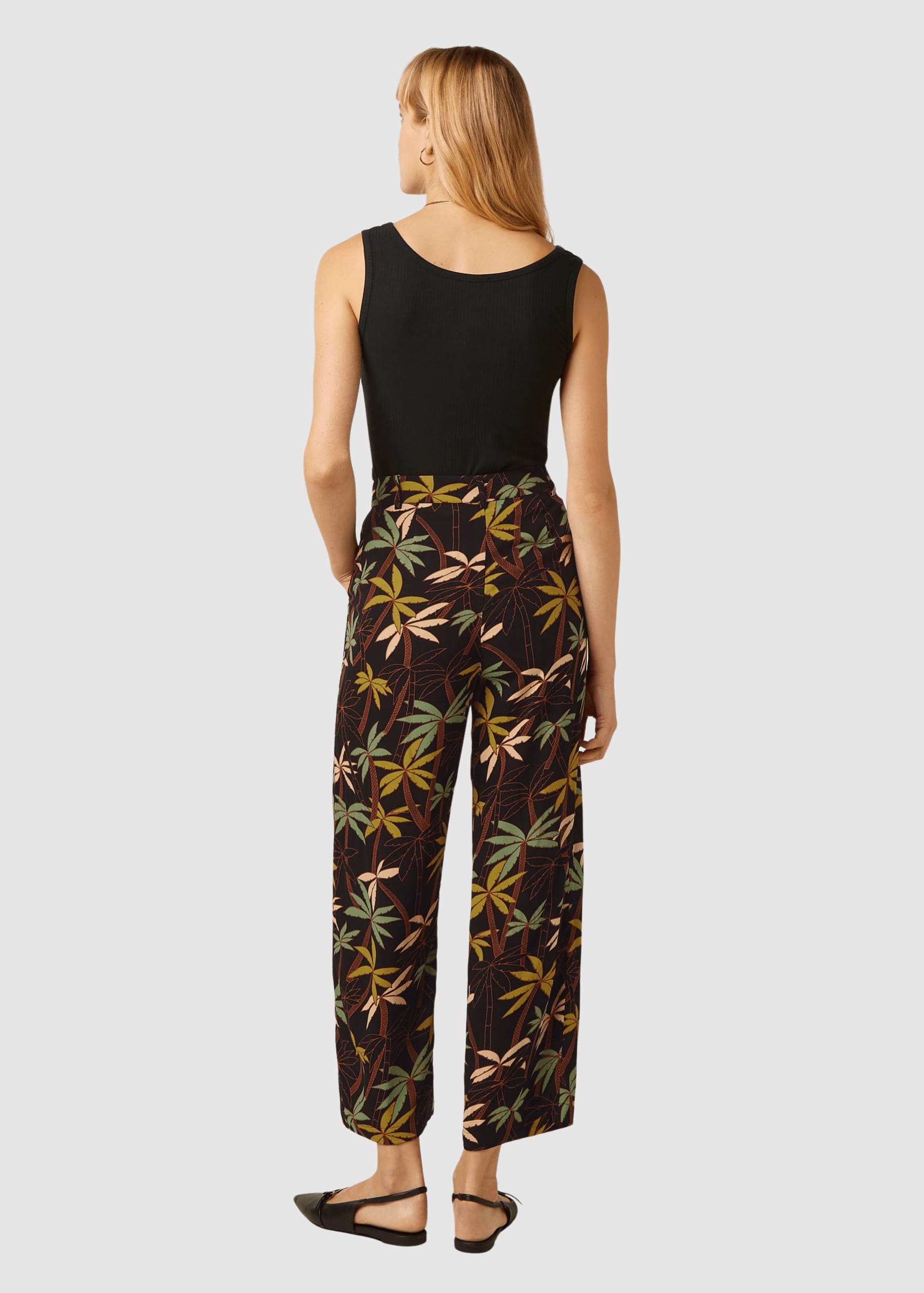 Brigitta Camisole Uni Rib Black