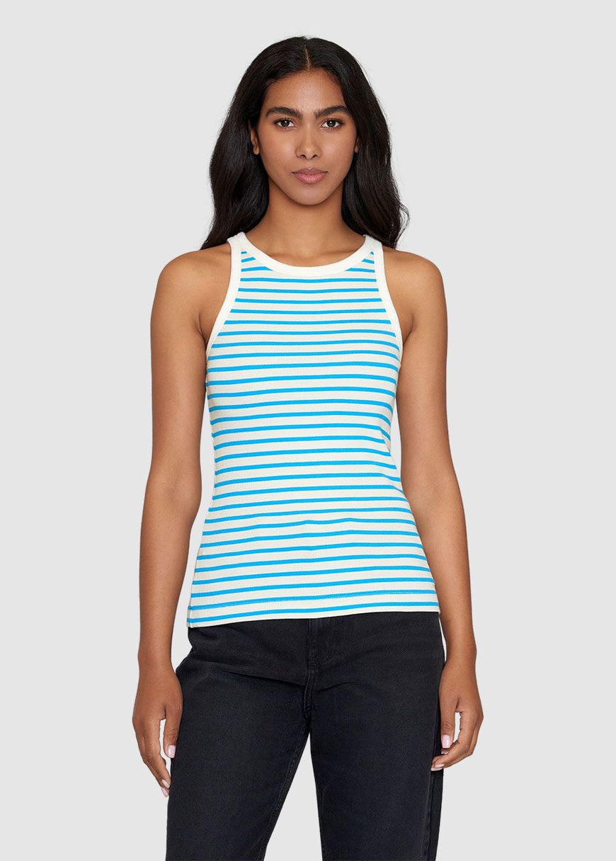 Striped Racer Rib Top Striped Racer Rib Top