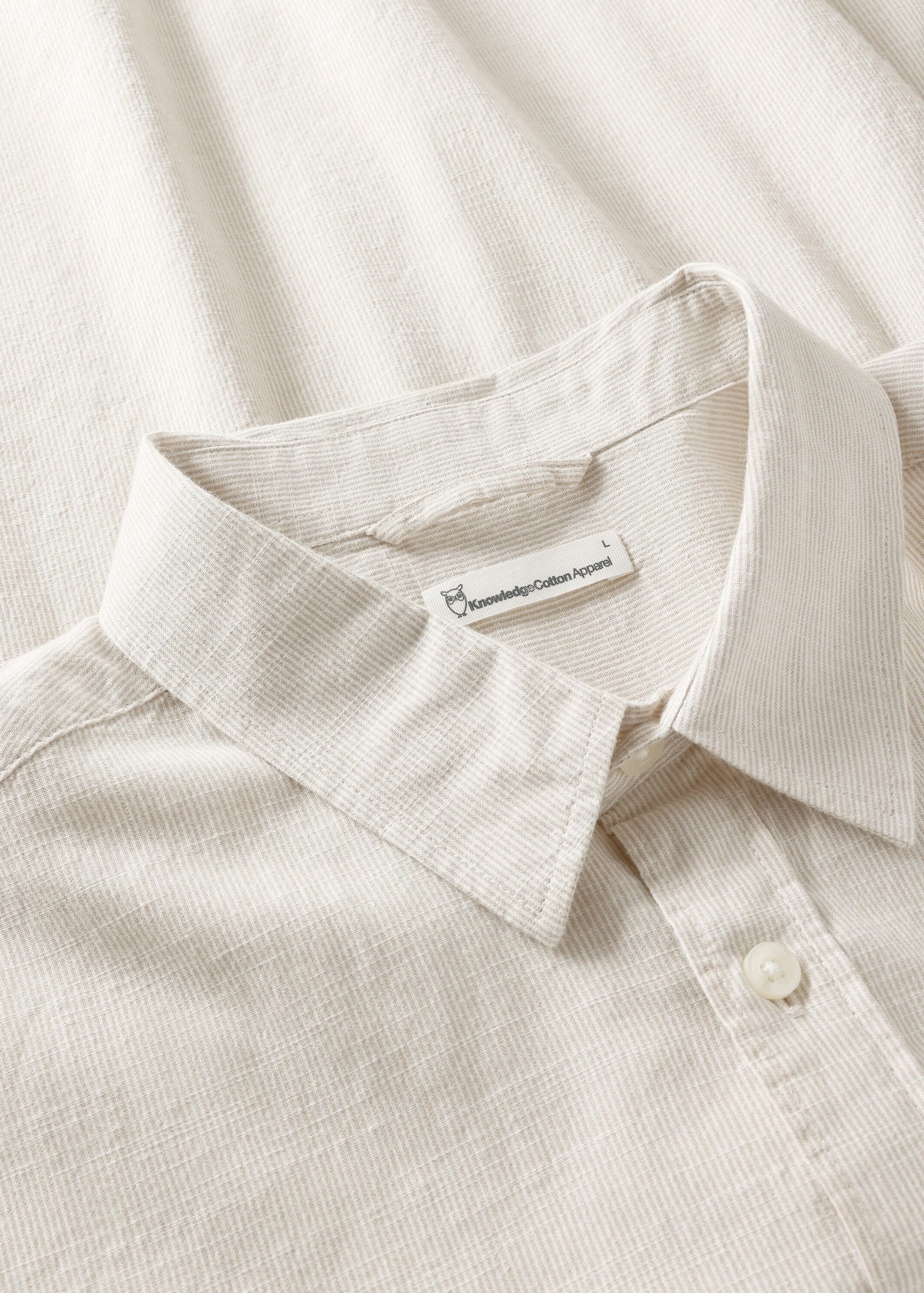 Dune Regular Stripe Shirt Creme Stripe Dune Regular Stripe Shirt Creme Stripe