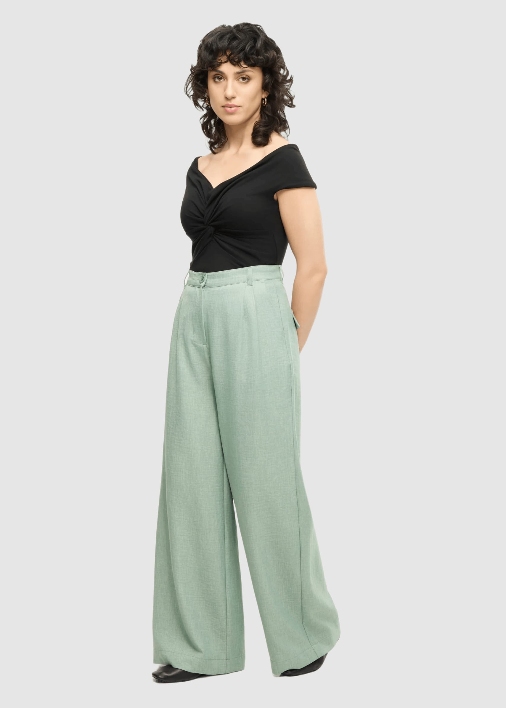 Tropical Afternoon Trousers Green Tropical Afternoon Trousers Green