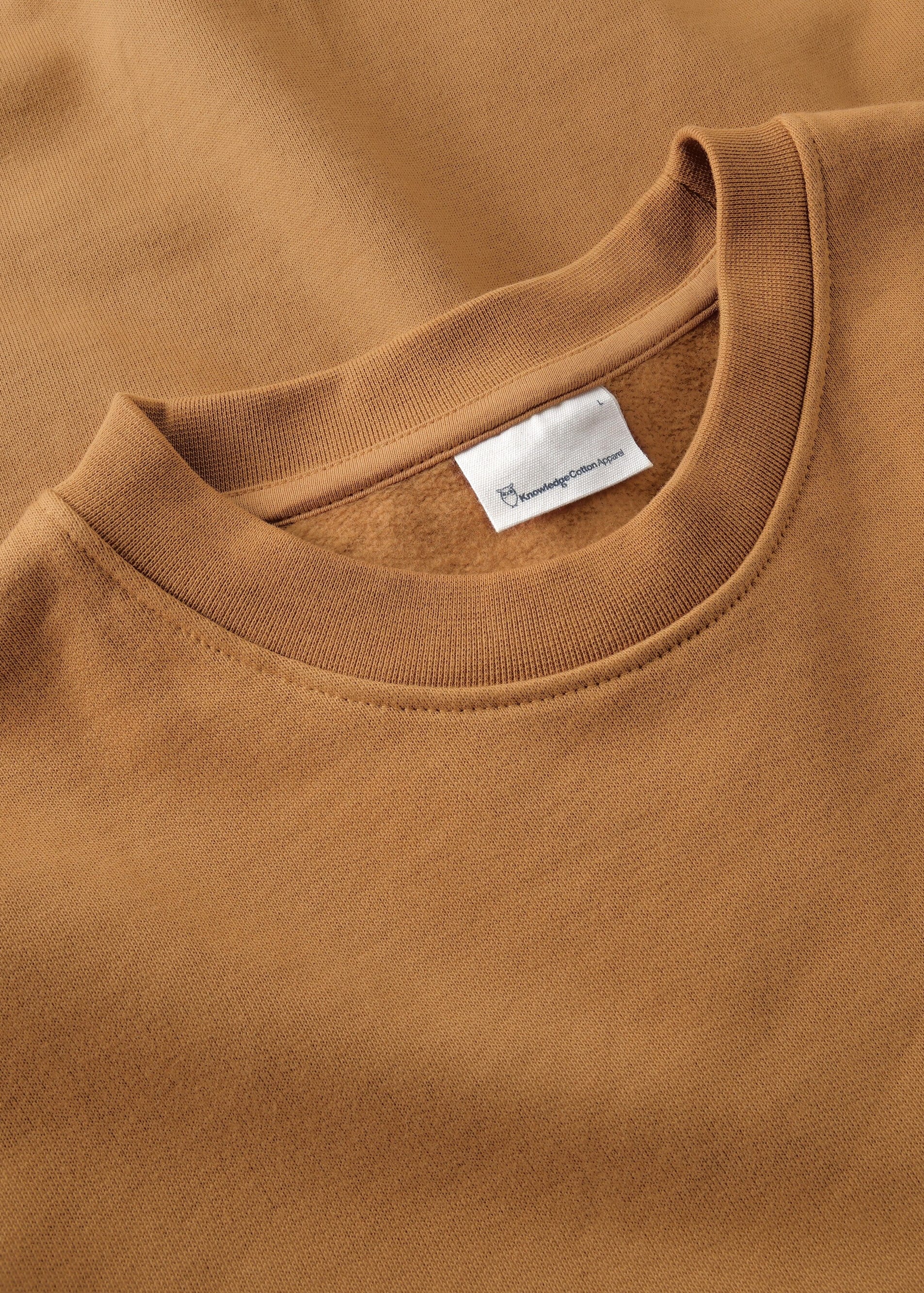 knowledge-cotton-apparel-relaxed-printed-crew-neck-lion-3.jpeg Relaxed Printed Crew Neck Lion