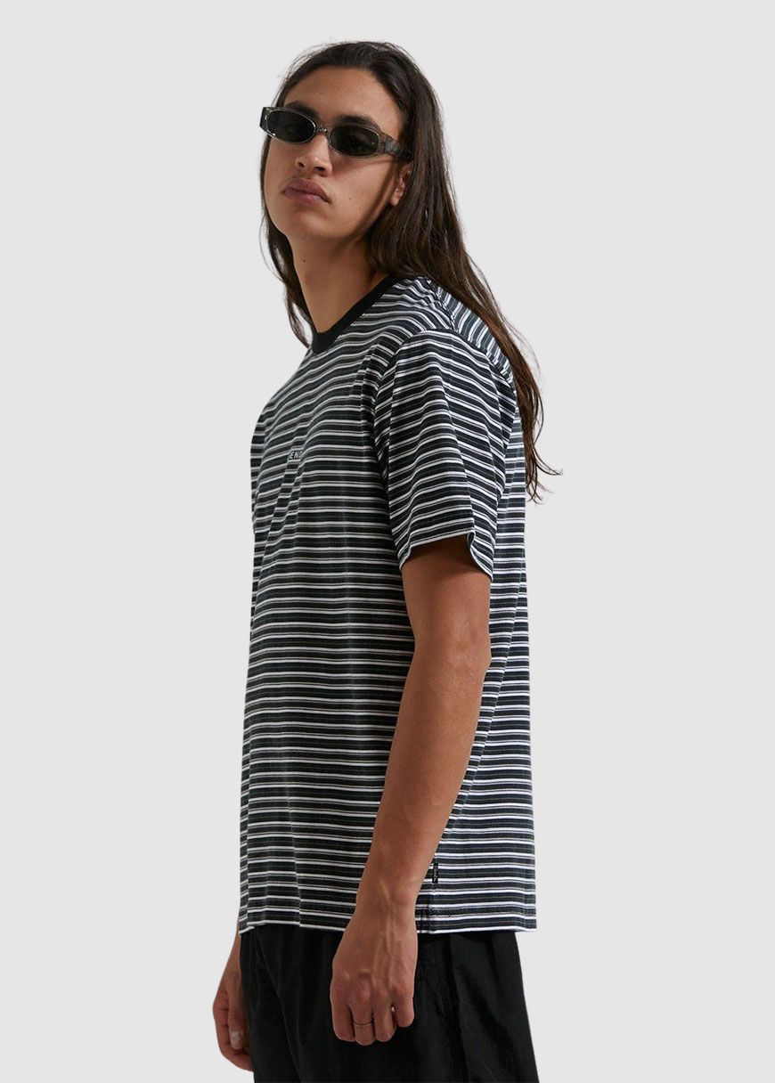 Ender Recycled Stripe Retro Fit Tee Ender Recycled Stripe Retro Fit Tee