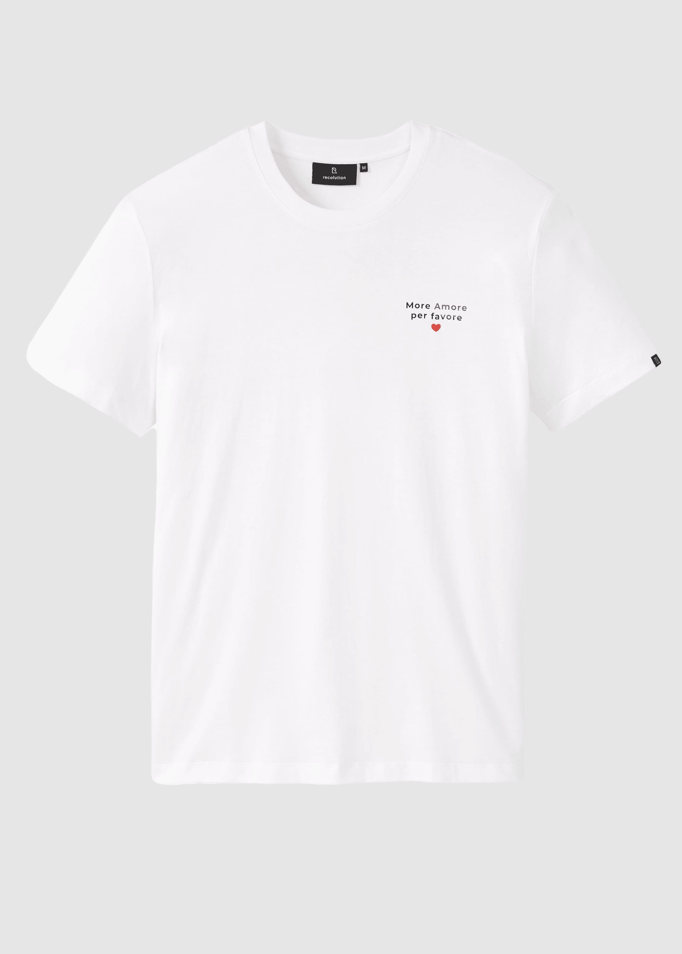 T-Shirt Agave More Amore White T-Shirt Agave More Amore White
