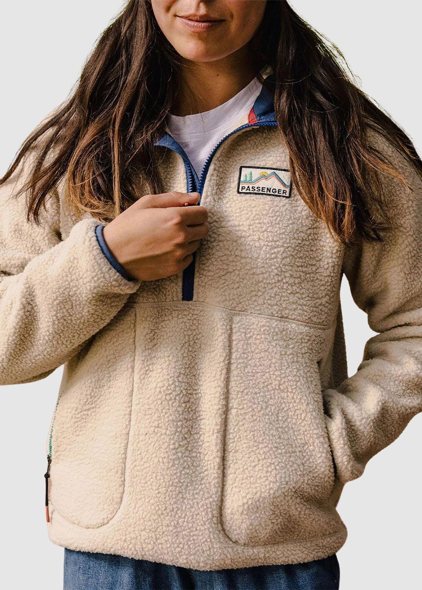 passenger_main_2_0_1_2_zip_recycled_sherpa_fleece_AW_25_PAS_W_FL_UYA_0_W_Oatmeal_3_ca2e959e17 Maine 2.0 1/2 Zip Recycled Sherpa Fleece