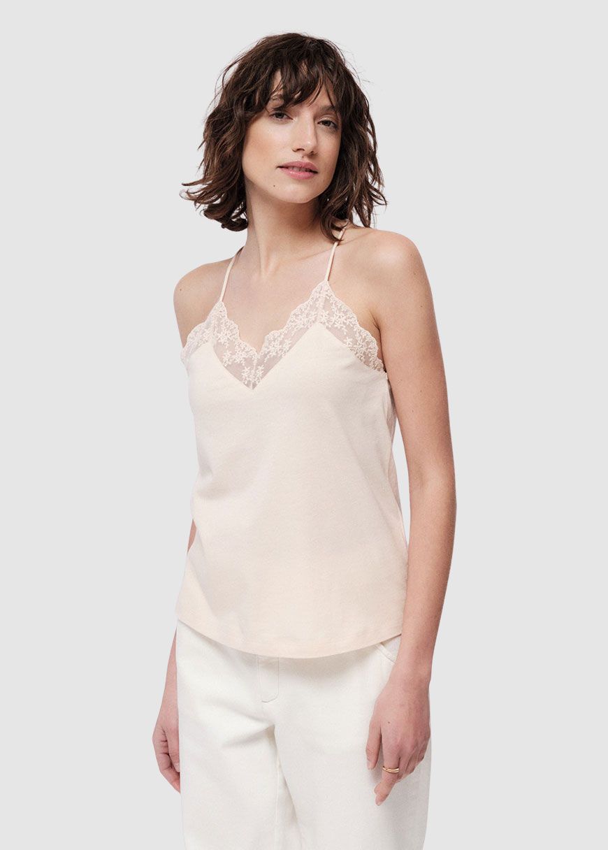 Top mit Spitze Top mit Spitze