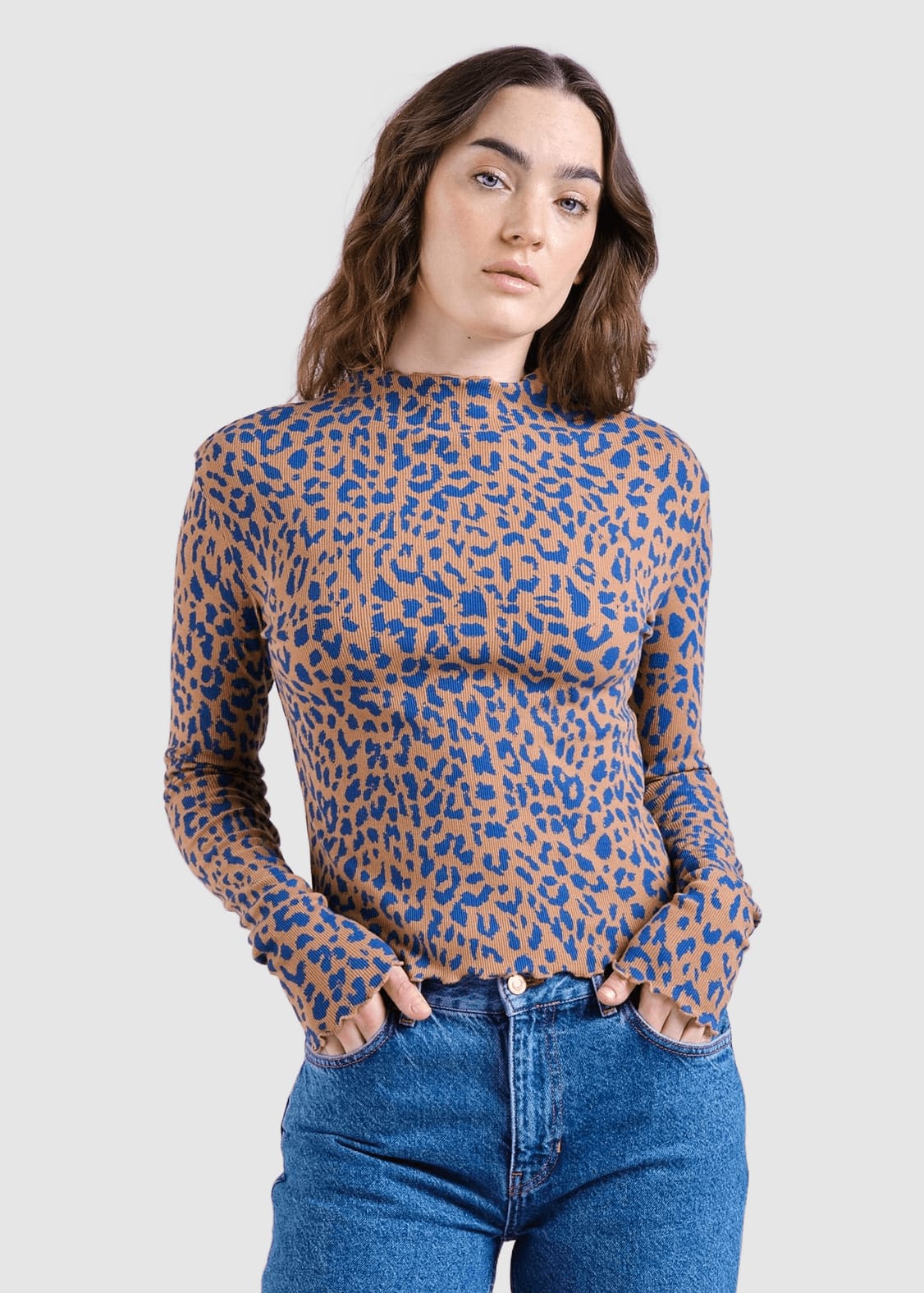 Rib Top Ryd Leopard Light Brown Rawhide Rib Top Ryd Leopard Light Brown Rawhide