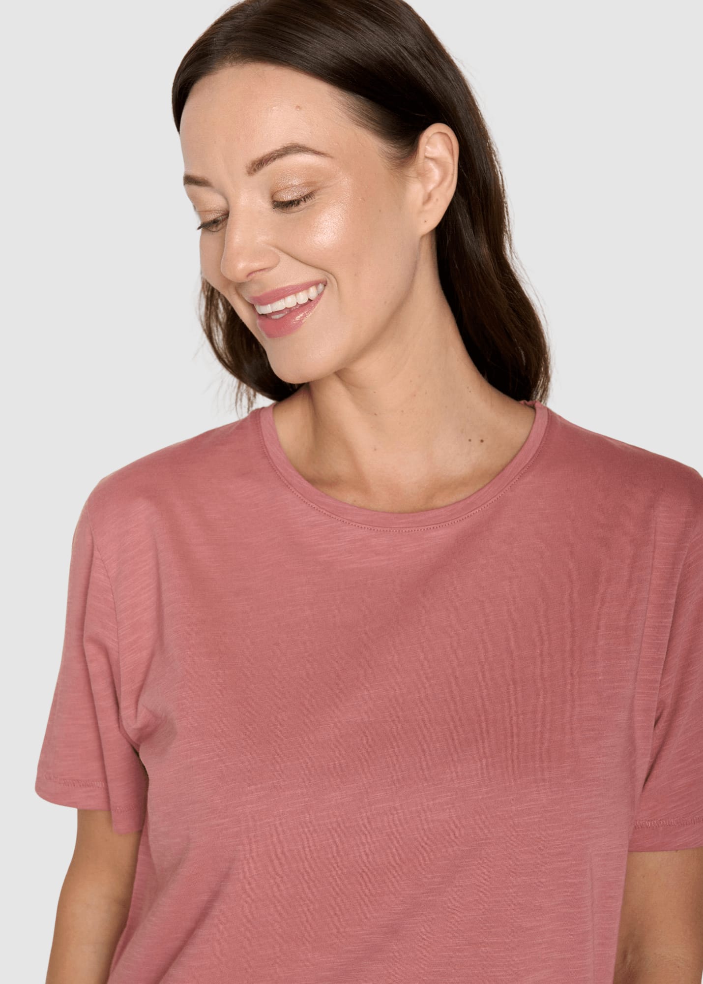 Basic Nova T-Shirt Dark Rose
