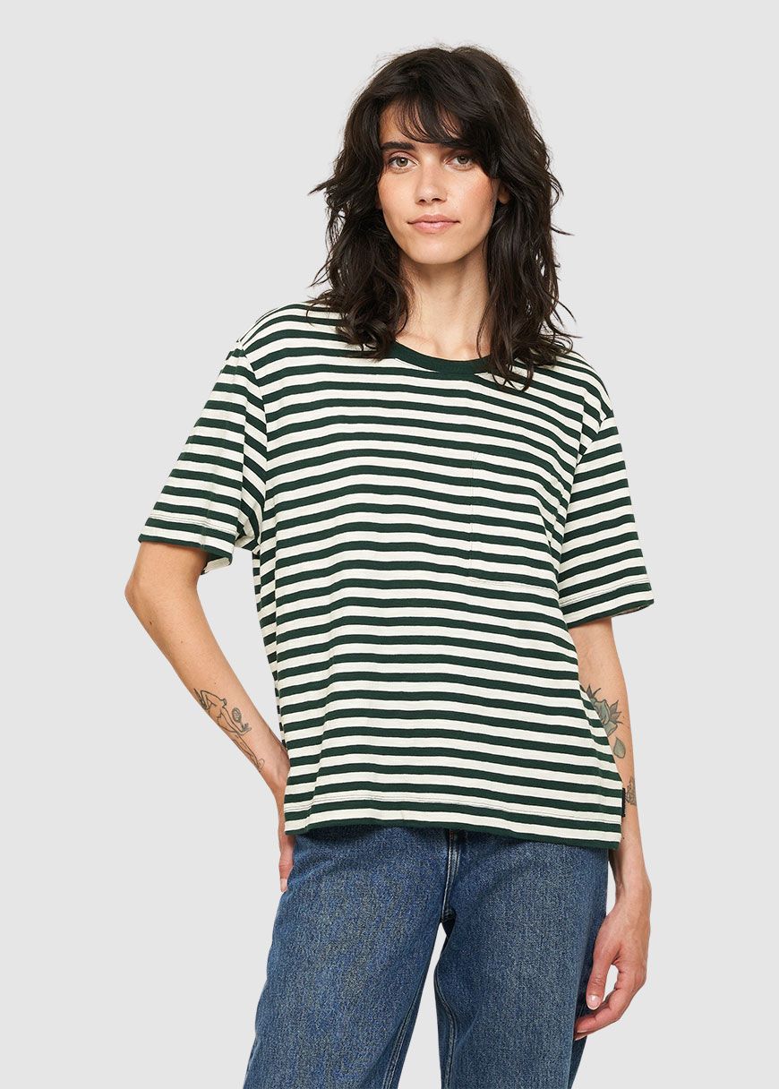 T-Shirt Waterlily Stripes T-Shirt Waterlily Stripes