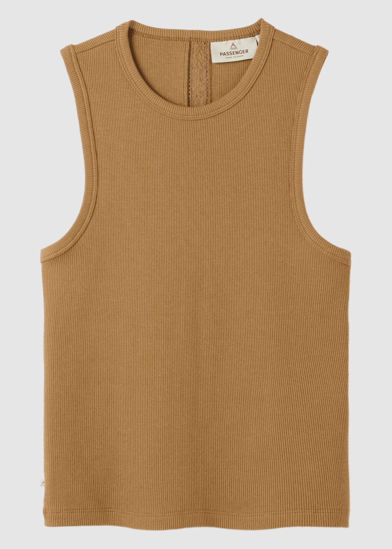 Atmos Ribbed Tank Vest Caramel Brown Atmos Ribbed Tank Vest Caramel Brown