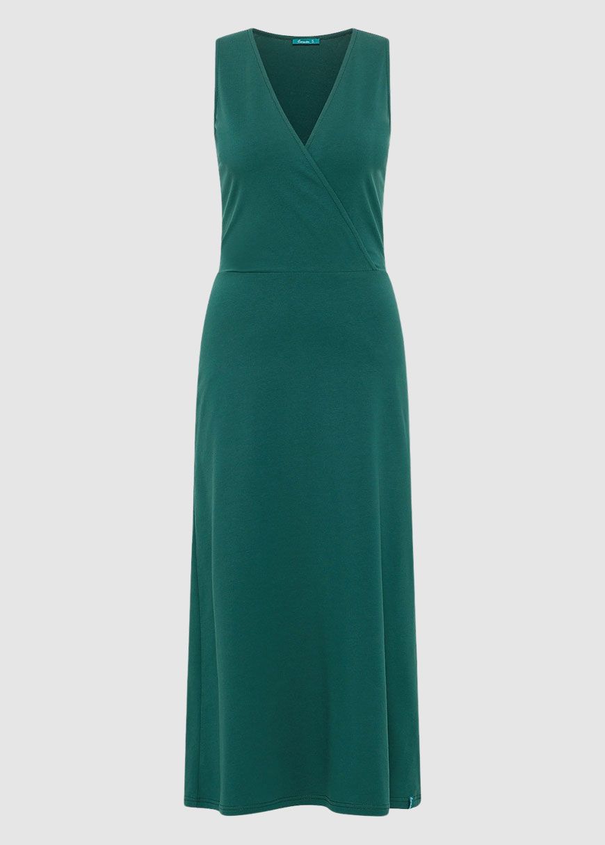 Kleid in Wickeloptik