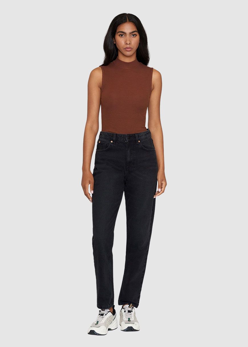 High Neck Rib Top High Neck Rib Top