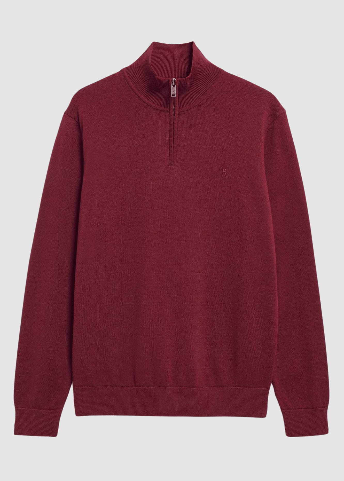Faabes Knit Sweater Velvet Red