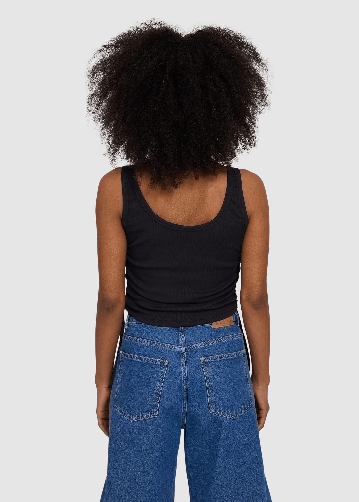 Tie Detail Tanktop Black