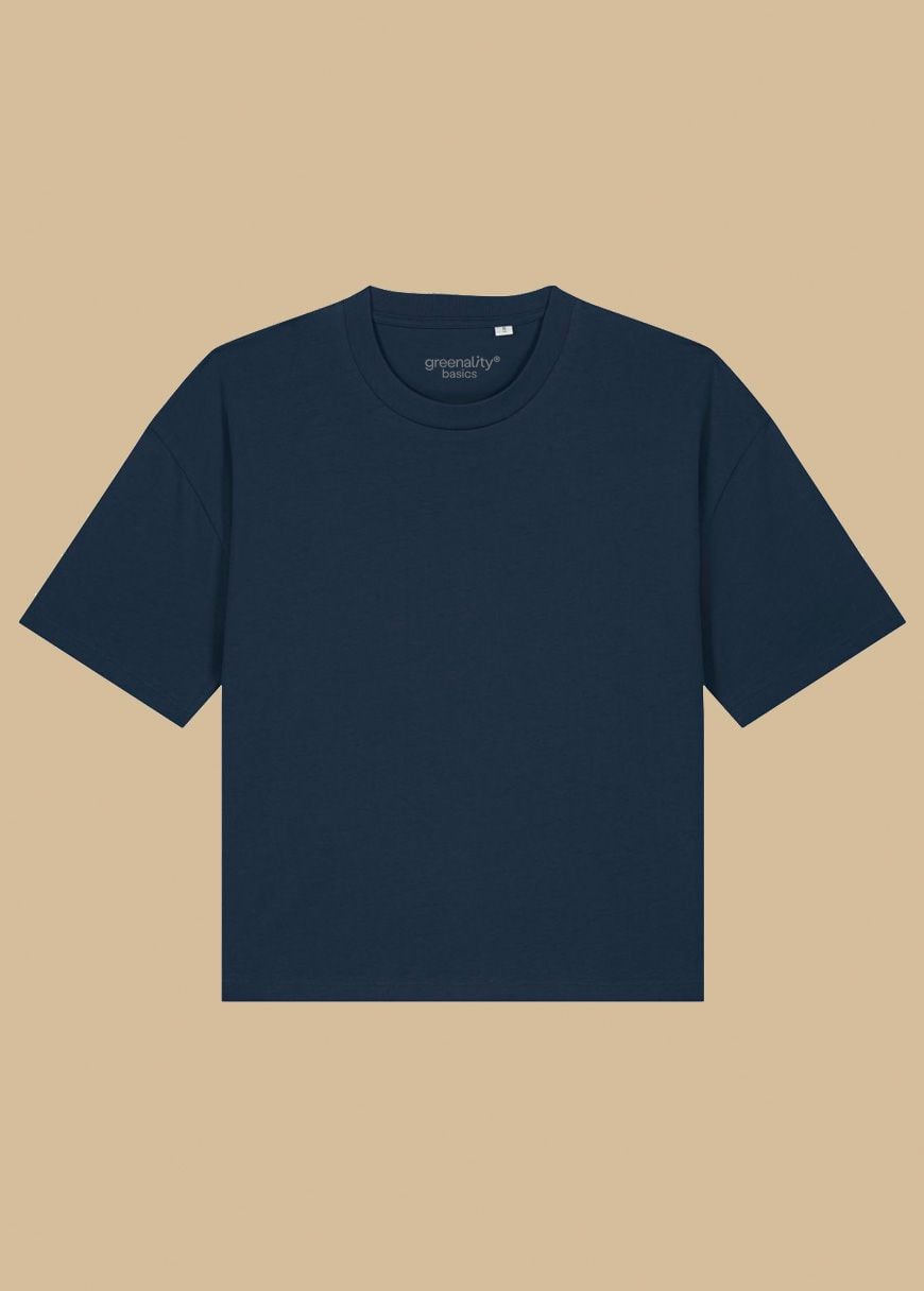 Oversized T-Shirt Woman French Navy