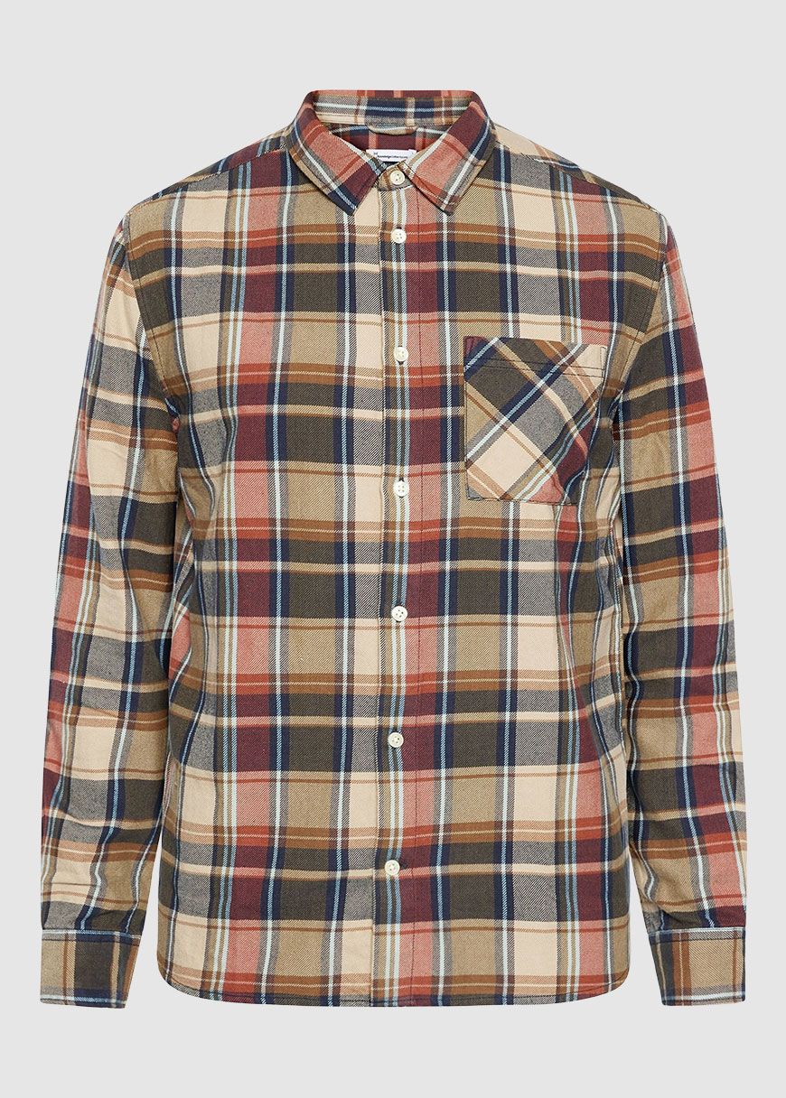 Regular Light Flannel Checkered Shirt Regular Light Flannel Checkered Shirt