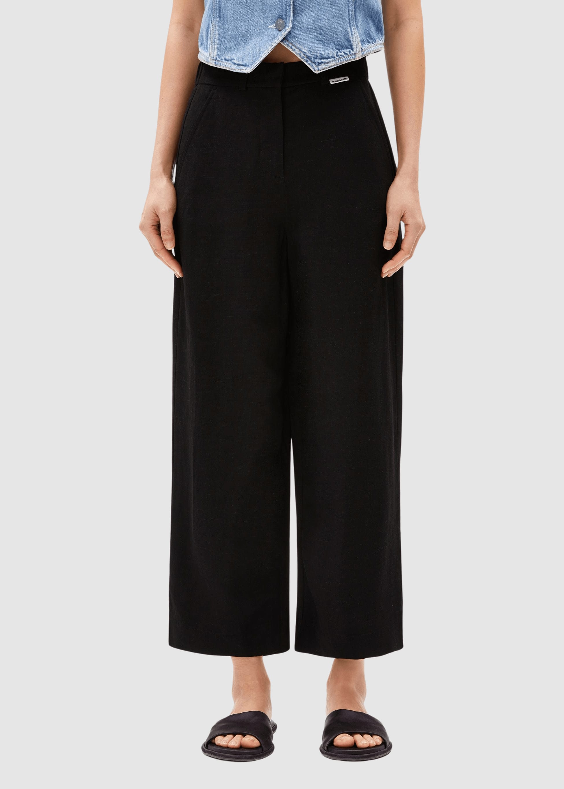 Caarunus Lino Pant Black Caarunus Lino Pant Black