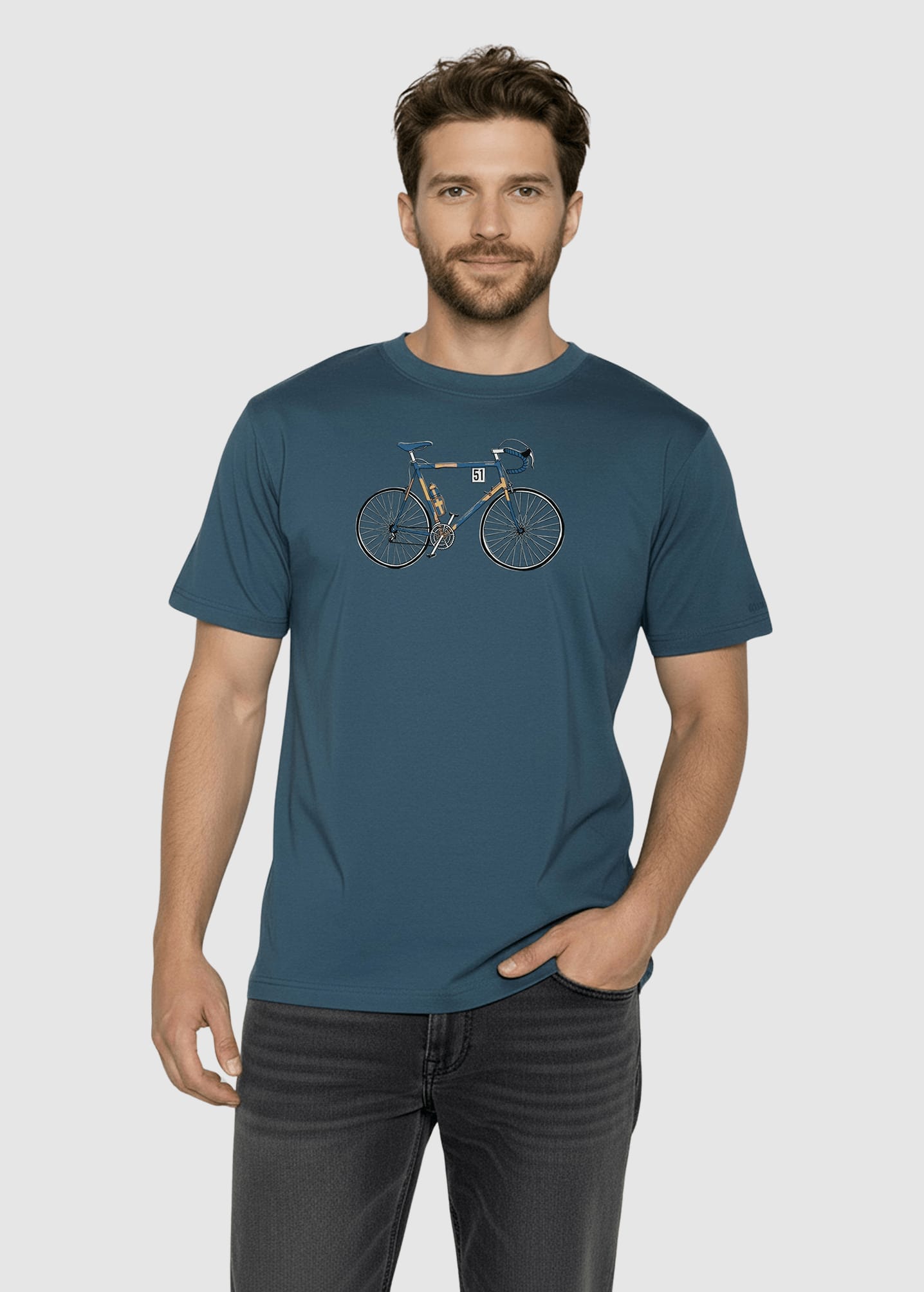 Knut 2 Fusion T-Shirt Blue Pine