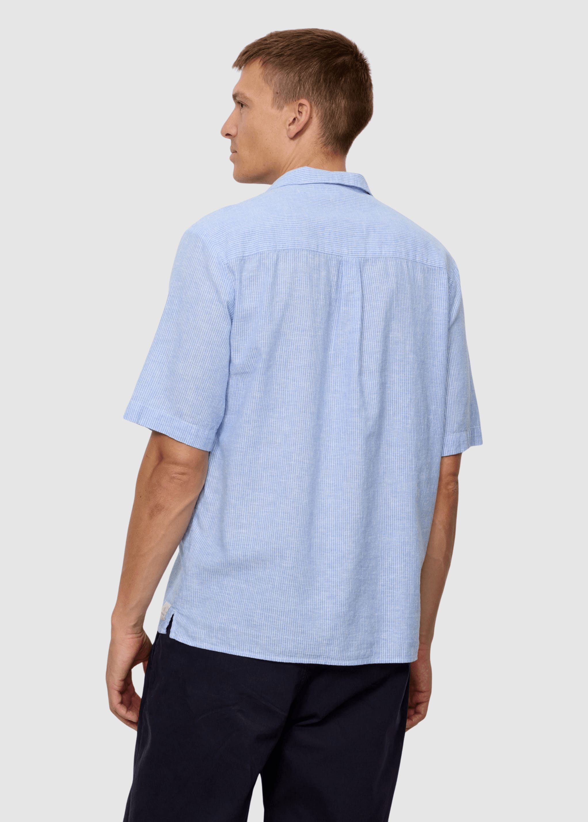 Shirt Cashew Stripes Blue Shirt Cashew Stripes Blue