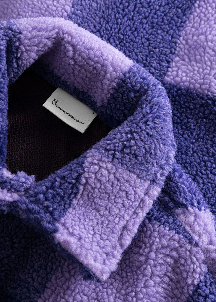 Checked Teddy Overshirt
