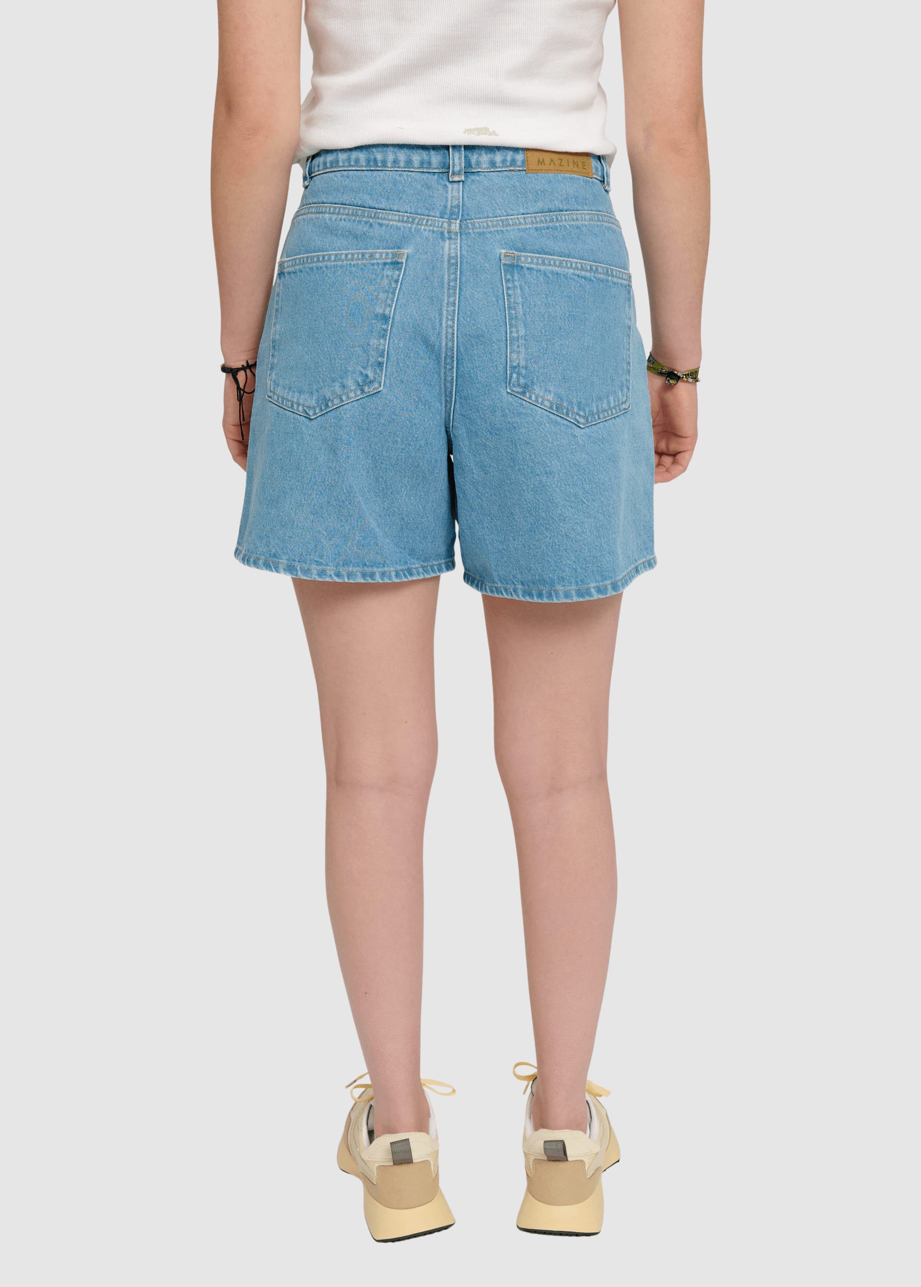Denim Shorts Light Blue Wash Denim Shorts Light Blue Wash