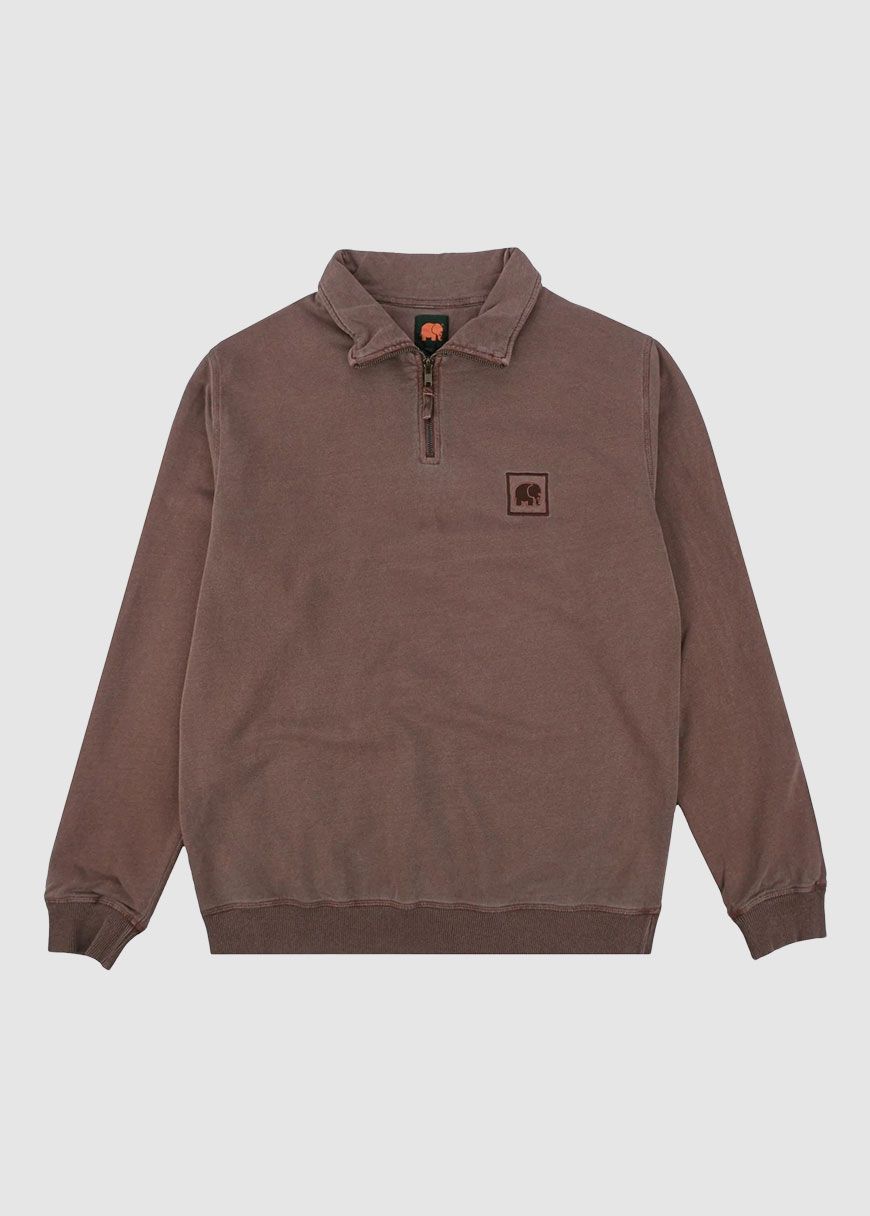trendsplant_mens_sauce_pigment_quarter_zip_sweater_AW_25_TP_289090_MSCH_Chestnut_1_682d1b7c1a Men's Sauce Pigment Quarter Zip Sweater
