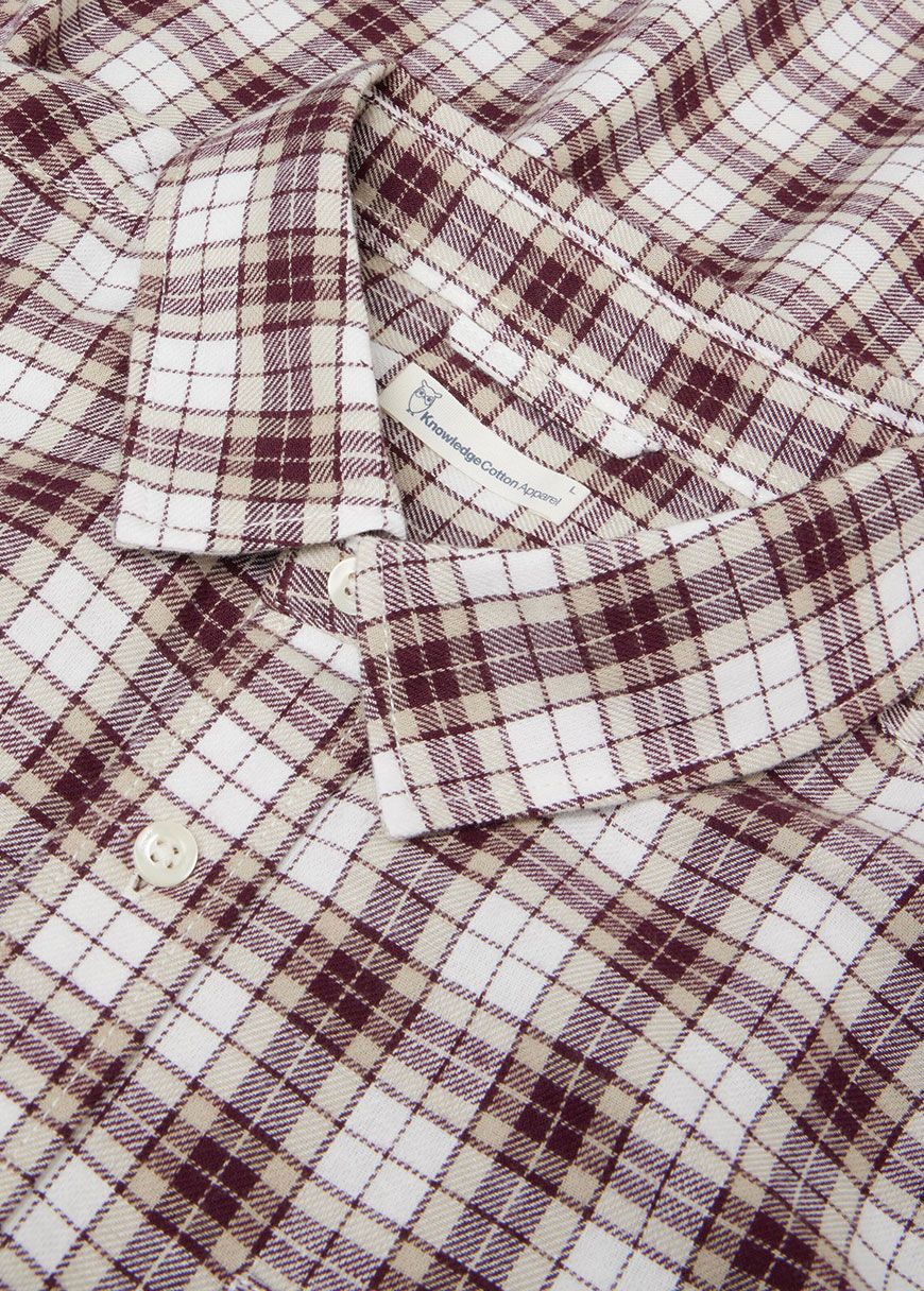knowledge_cotton_apparel_checked_flannel_shirt_AW_25_KCA_1090150_7025_Red_Check_3_6354f8ef19 Checked Flannel Shirt