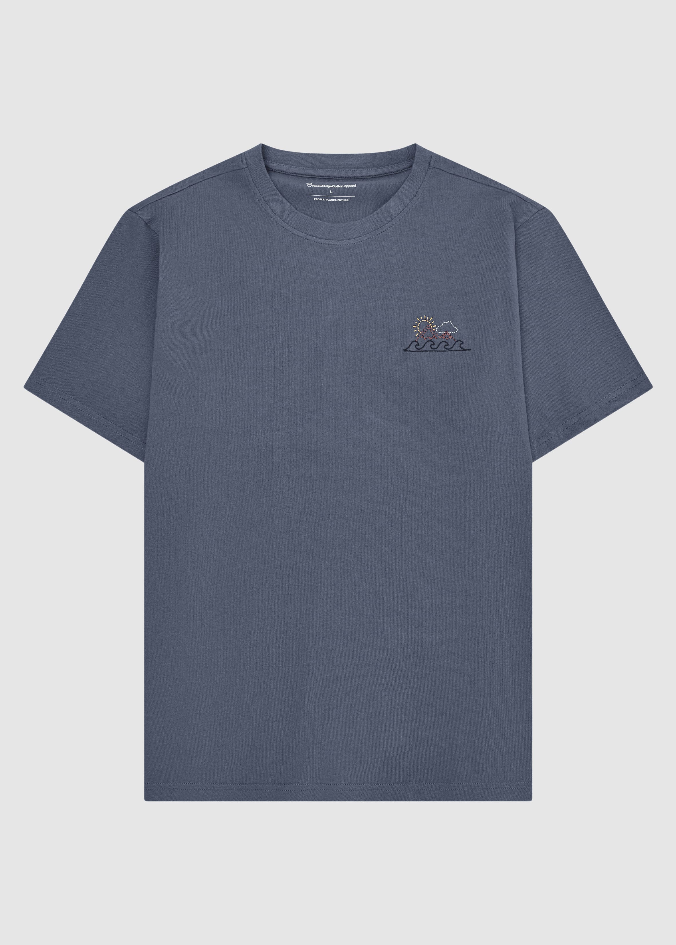Chest Print T-Shirt Vintage Indigo Chest Print T-Shirt Vintage Indigo
