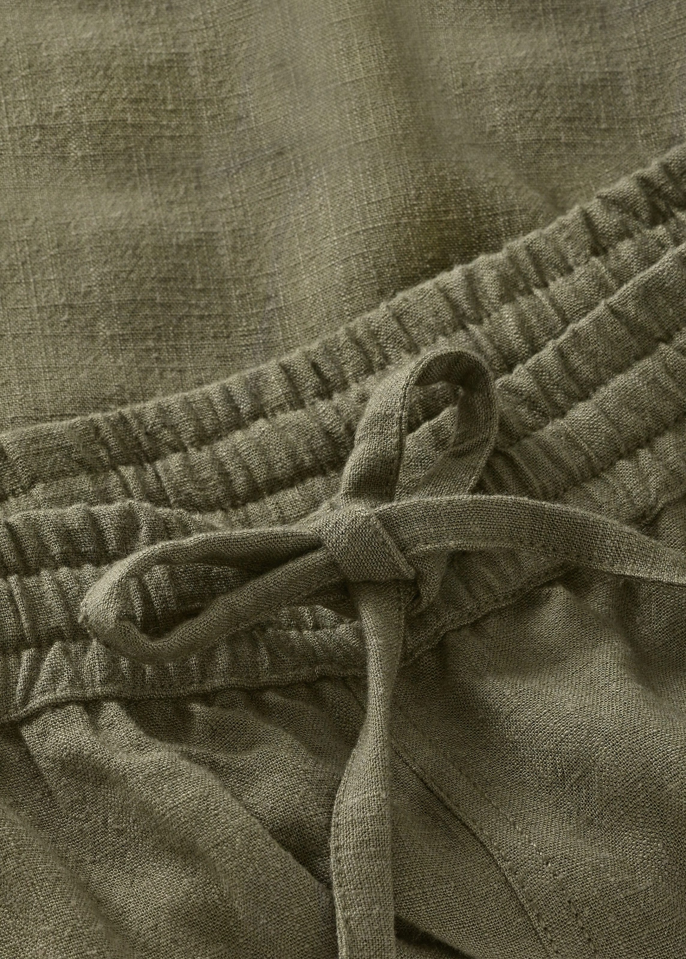 Astral Comfort Linen-MIX Shorts Burned Olive