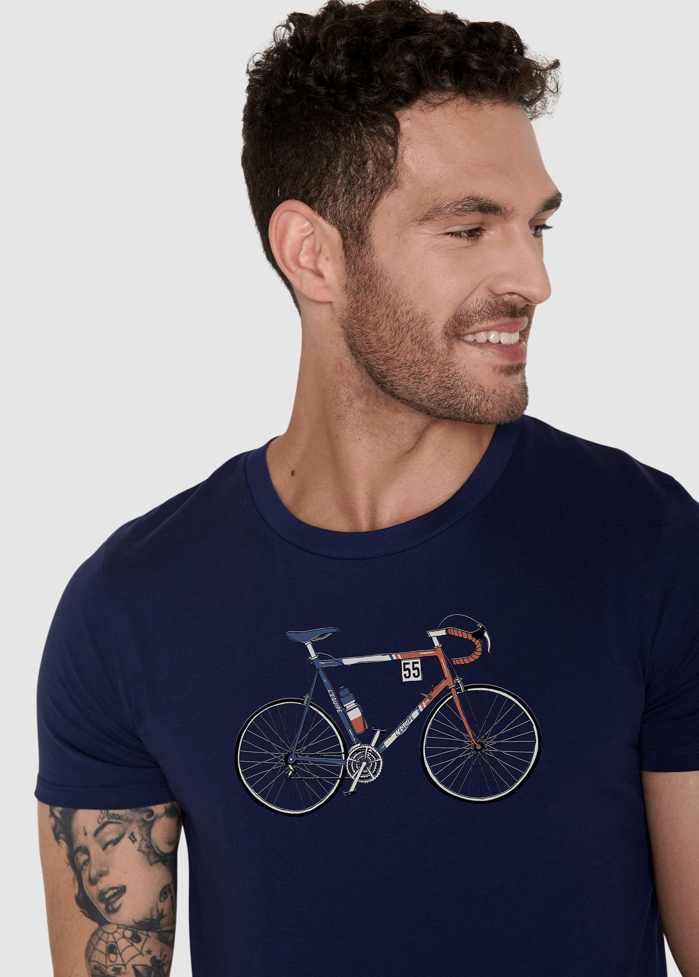 Bike Jacques Guide T-Shirt Navy Bike Jacques Guide T-Shirt Navy