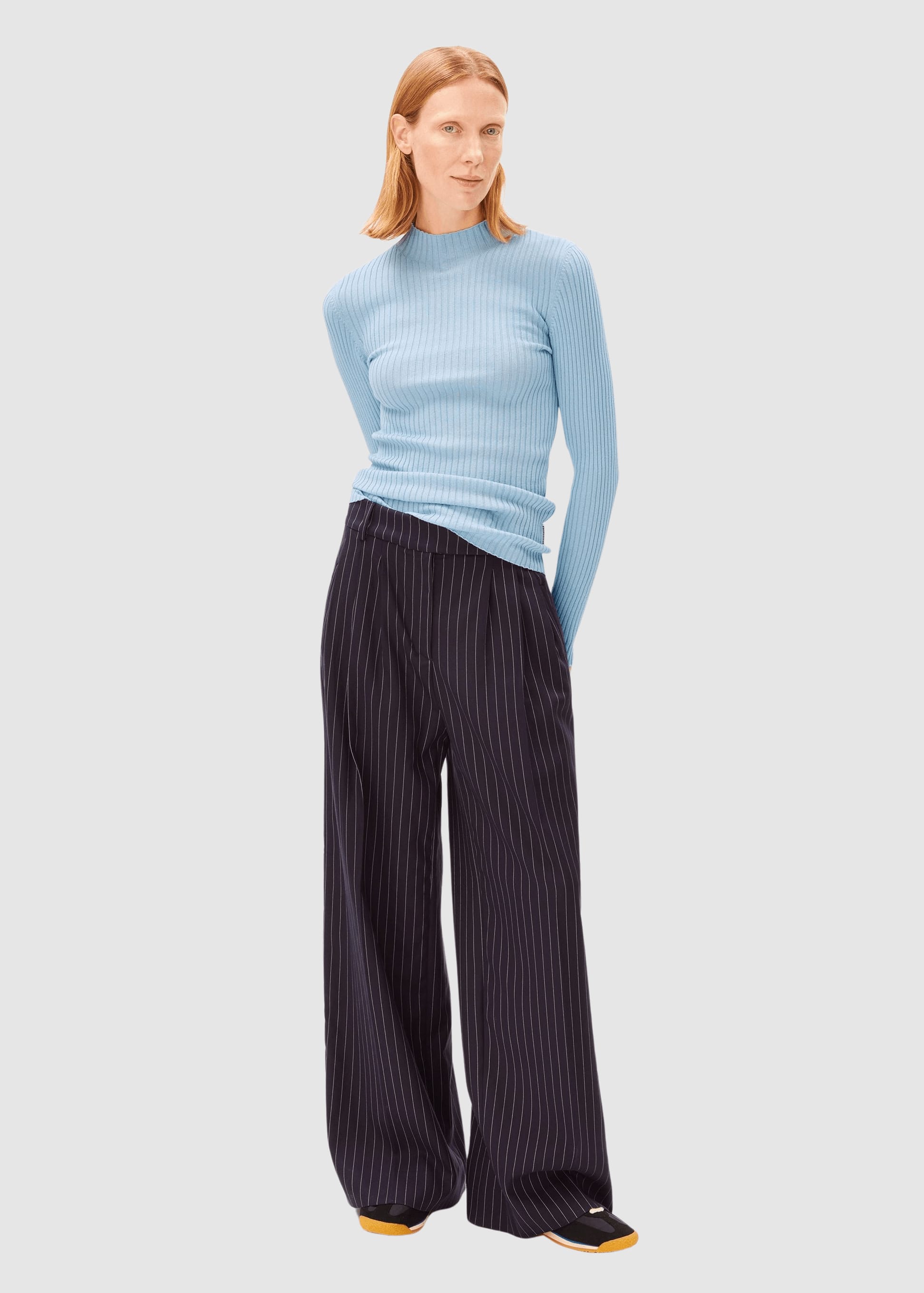 Alaania Knit Sweater Blue Glow Alaania Knit Sweater Blue Glow