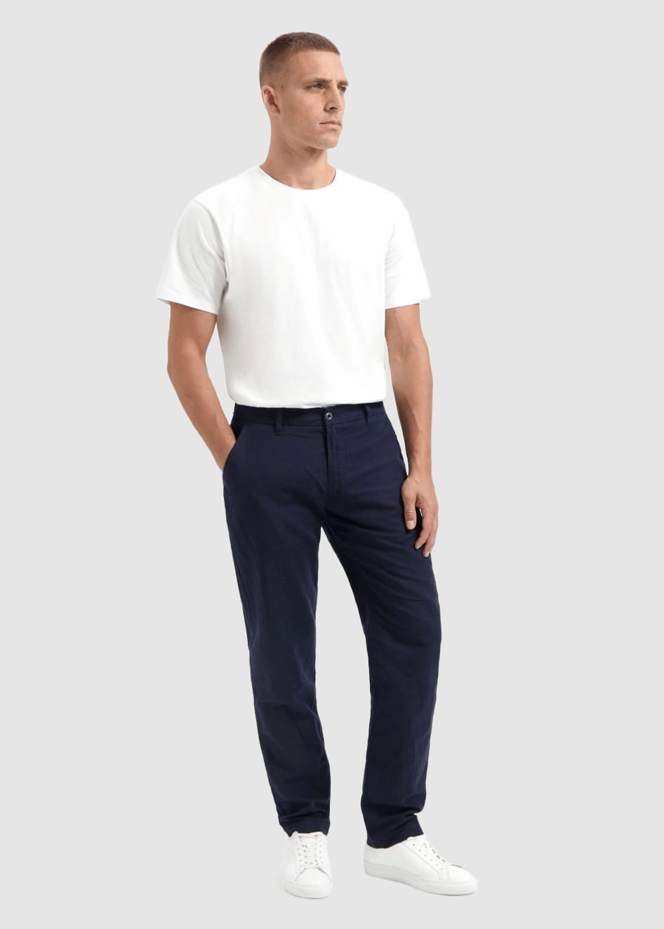Darren Linen Pant Midnight Blue Darren Linen Pant Midnight Blue