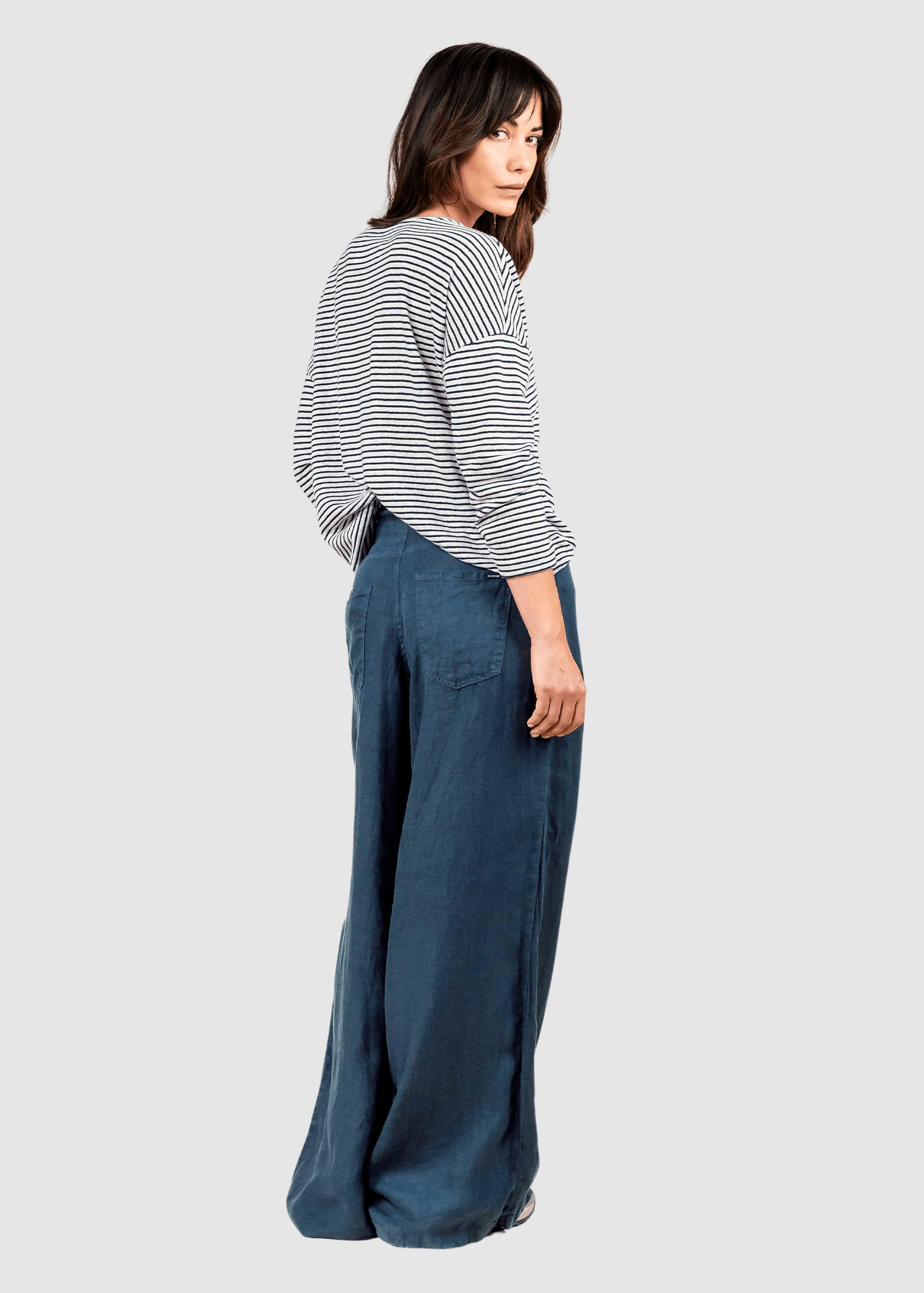 Loren Linen Pant Vintage Grey Loren Linen Pant Vintage Grey