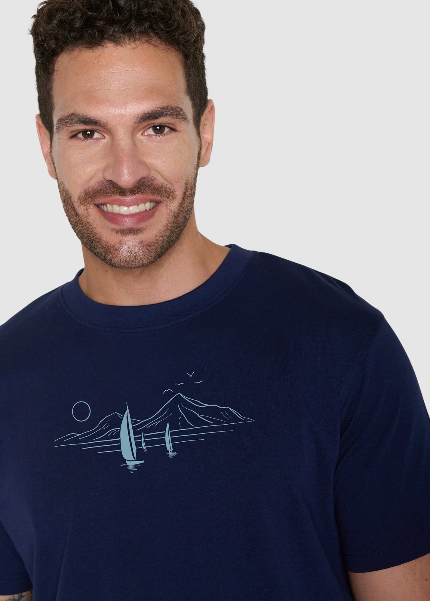 Sail Away Fusion T-Shirt Navy