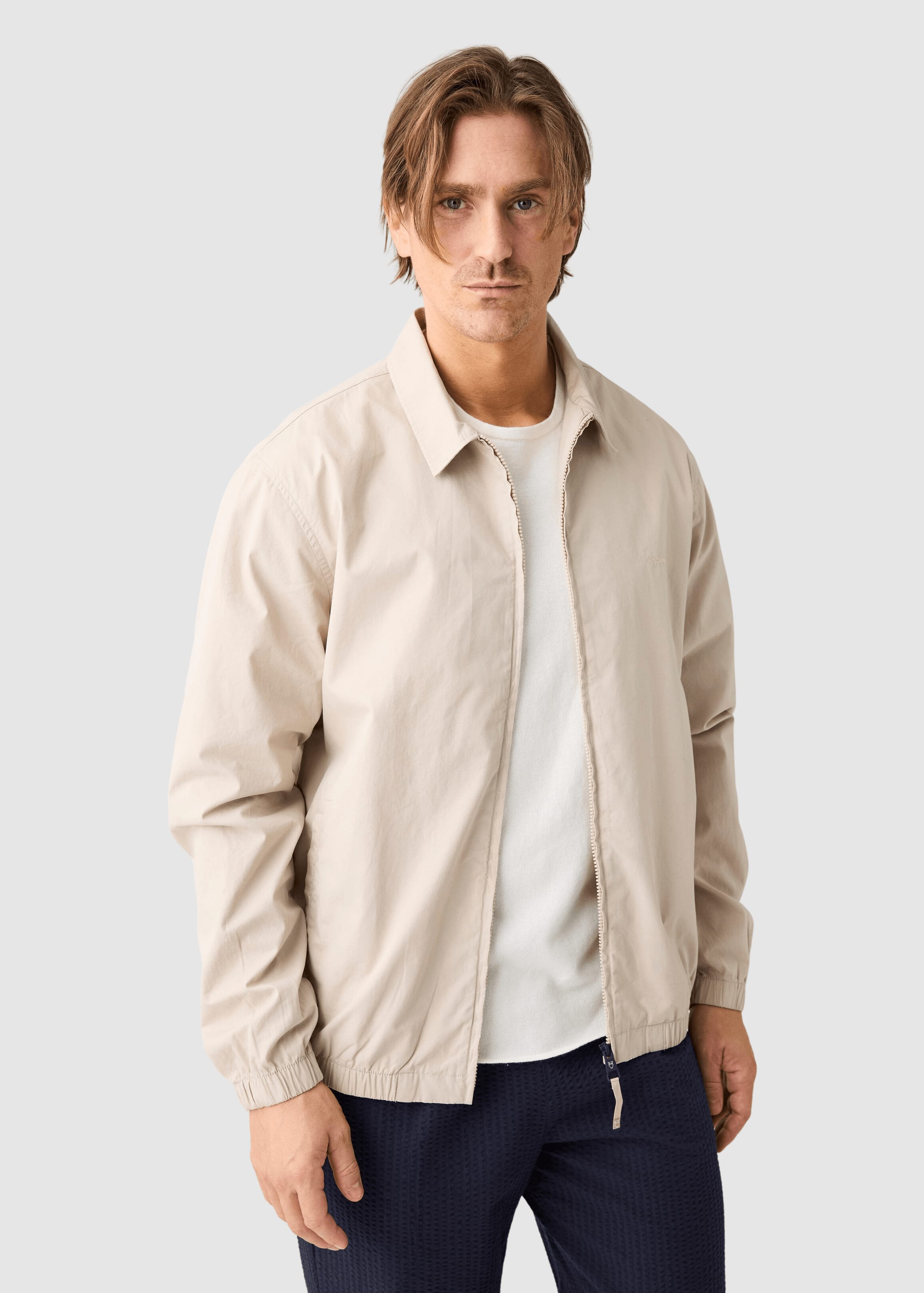 Light Poplin Jacket Light Feather Gray Light Poplin Jacket Light Feather Gray