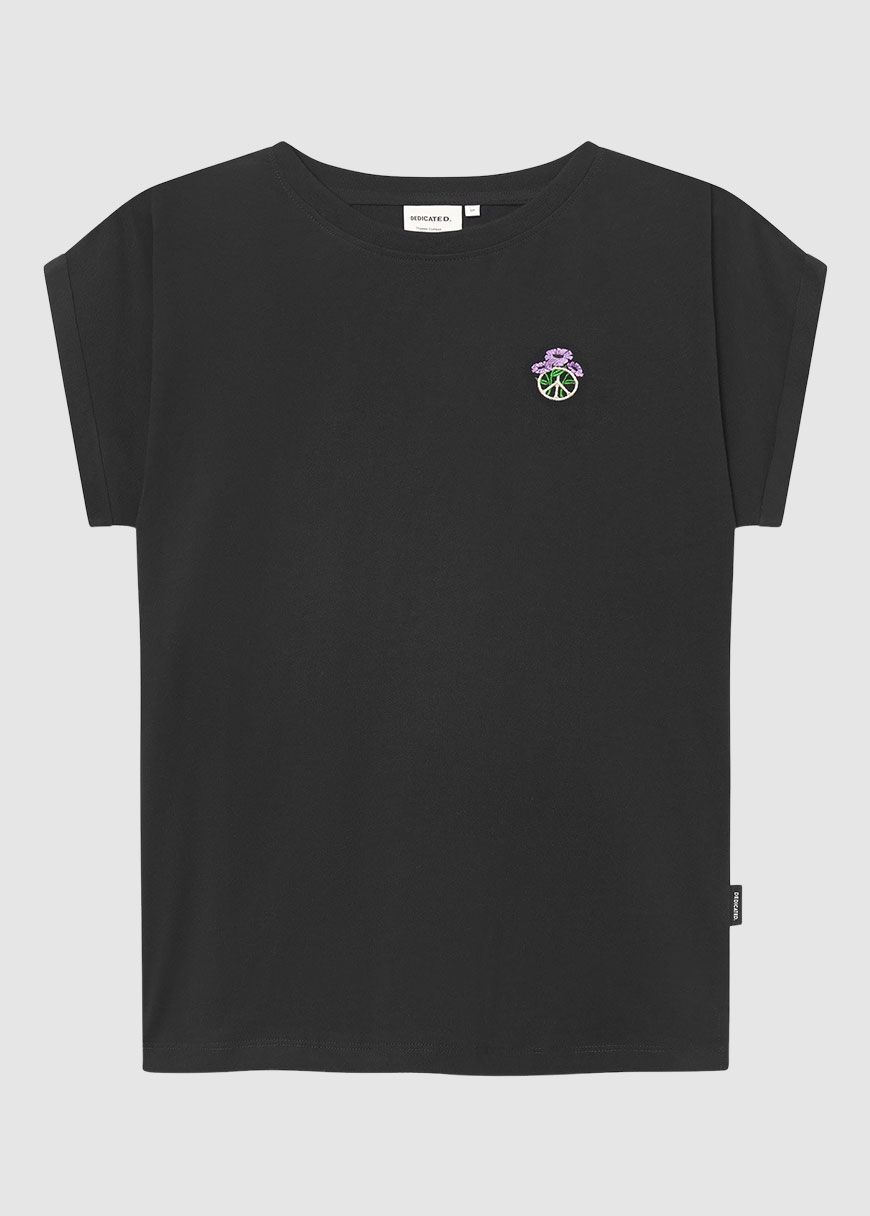 dedicated_t_shirt_vicby_peace_bloom_SS_25_DED_22867_Black_2_81e579653d T-Shirt Visby Peace Bloom