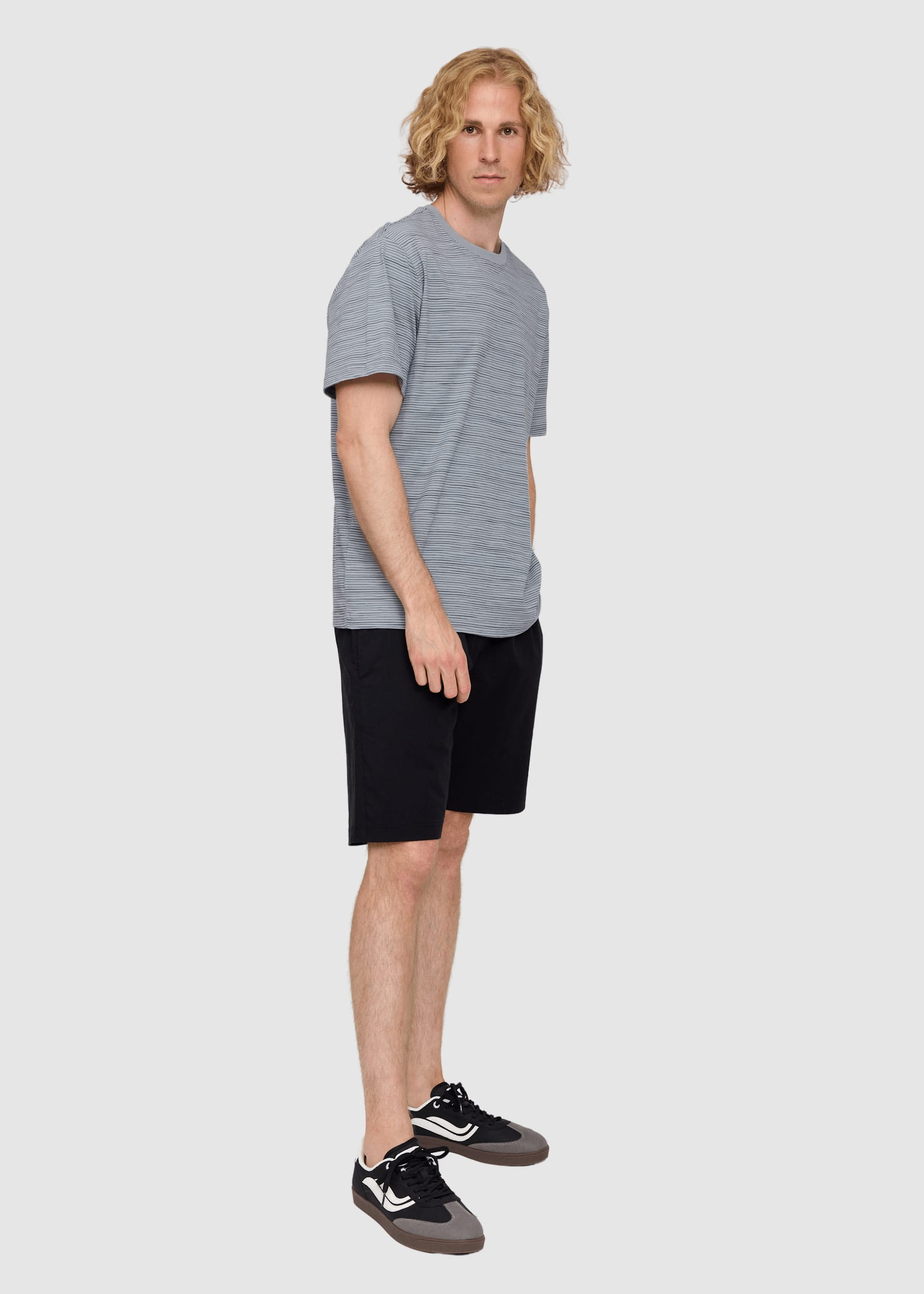 Wobbly Striped T-Shirt Ice Blue/blue Night Wobbly Striped T-Shirt Ice Blue/blue Night