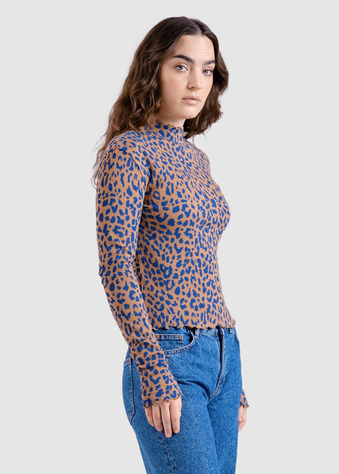Rib Top Ryd Leopard Light Brown Rawhide Rib Top Ryd Leopard Light Brown Rawhide