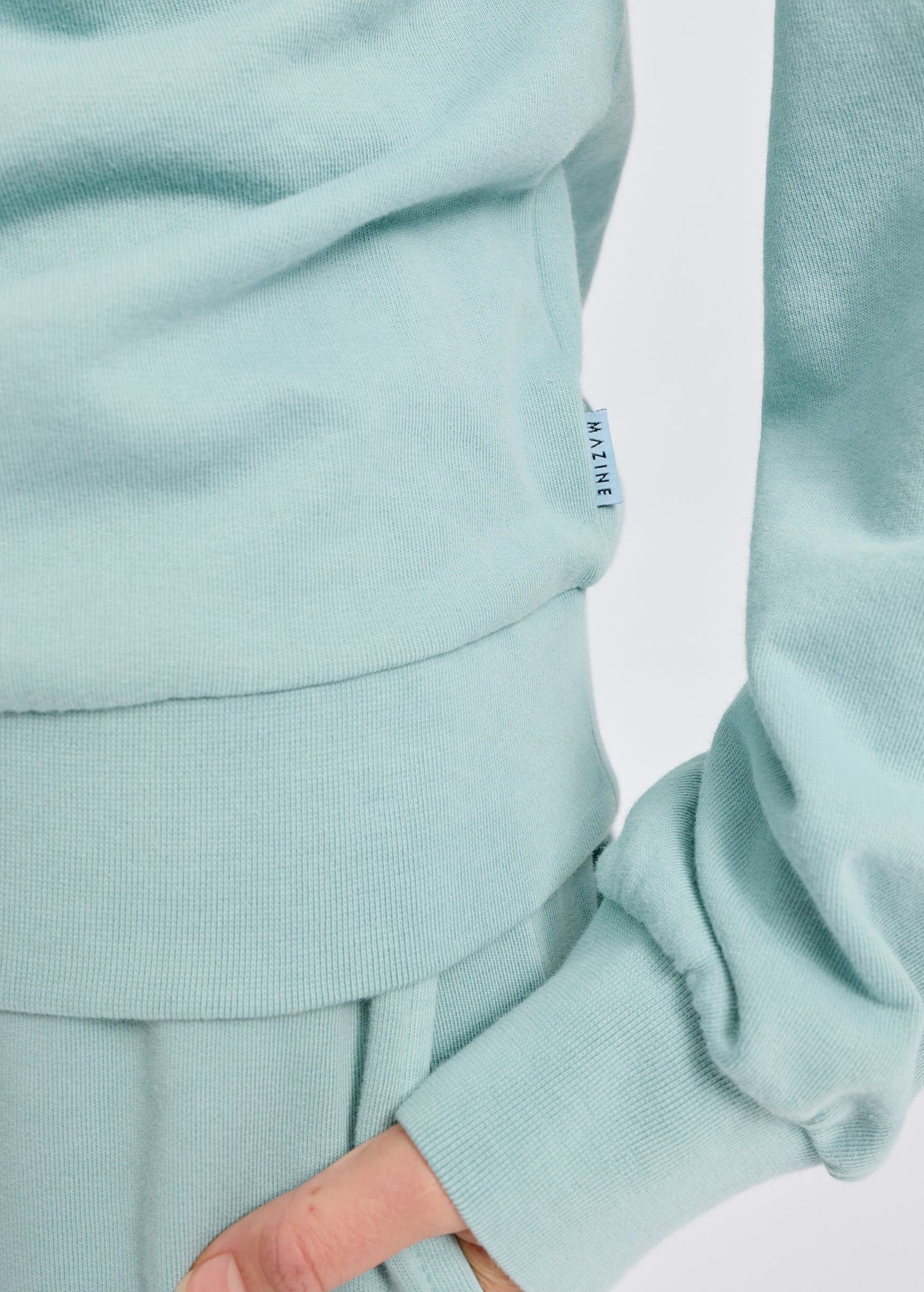 Genderless Natural Dye Sweatshirt Natural Dye Turquoise Genderless Natural Dye Sweatshirt Natural Dye Turquoise