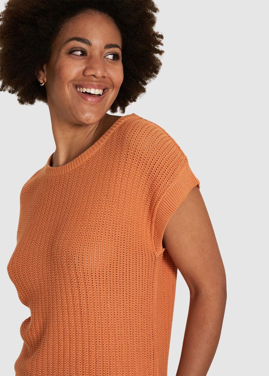 Lockeres Strick-Shirt Lockeres Strick-Shirt