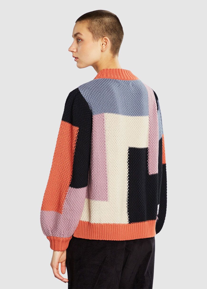 Sweater Knitted Rutbo Blocks