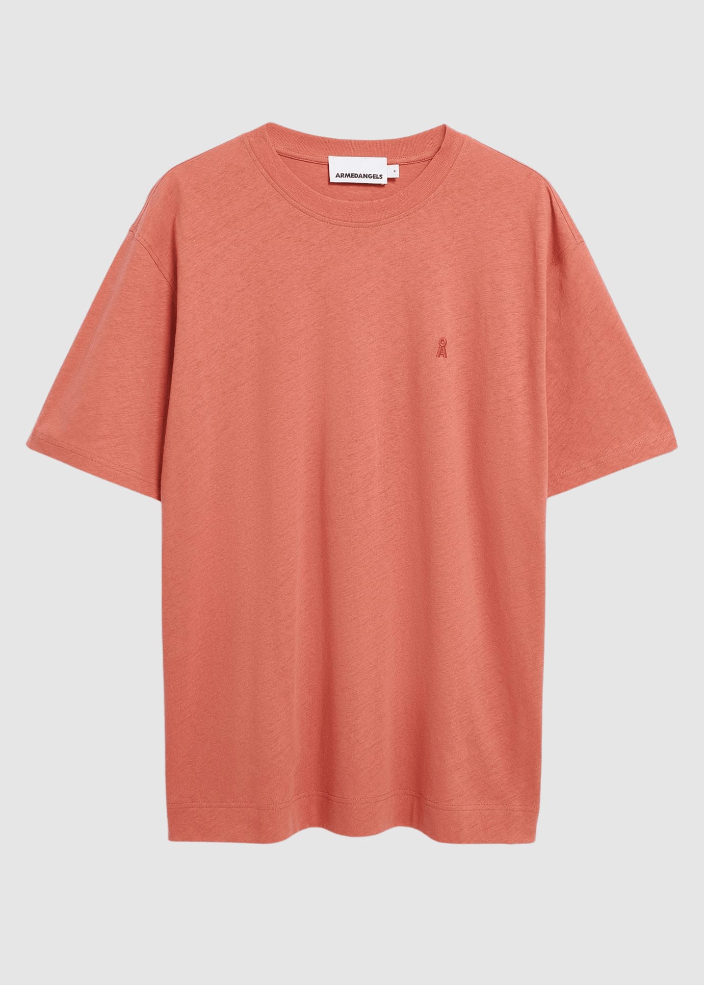 Maarkos Linen Blend T-Shirt Tabasco Red